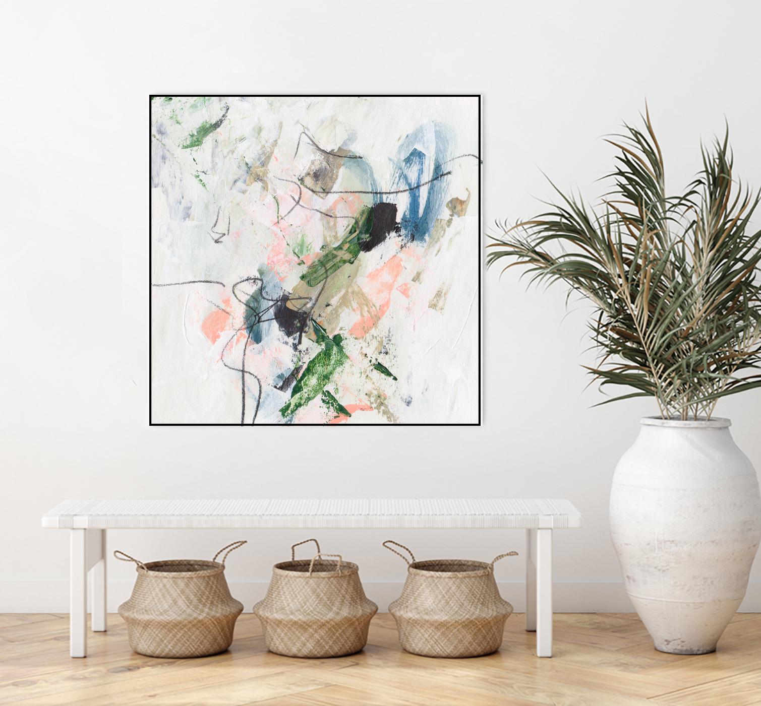 Approaching Spring II by Melissa Wang on GIANT ART - pink abstract abstract