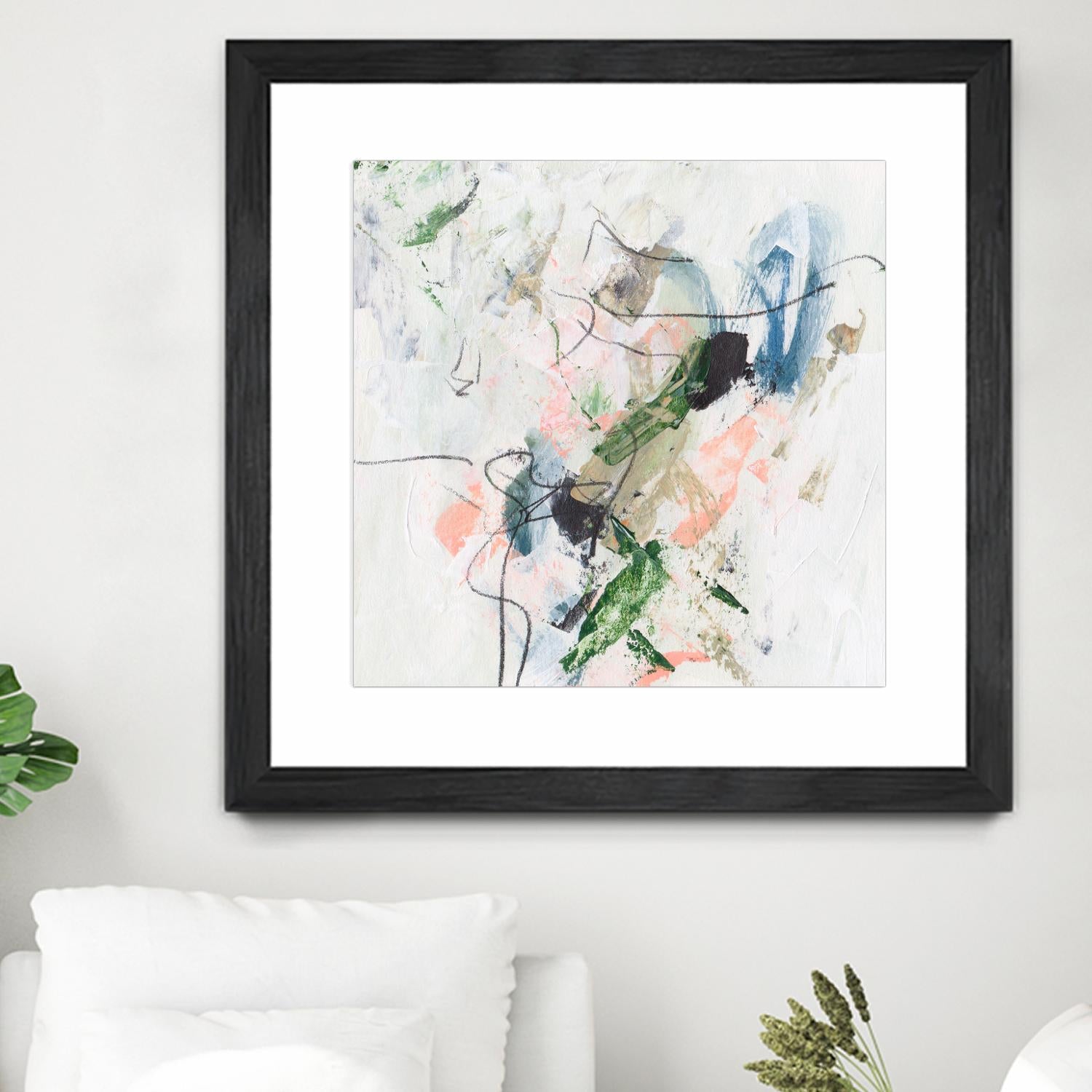 Approaching Spring II by Melissa Wang on GIANT ART - pink abstract abstract