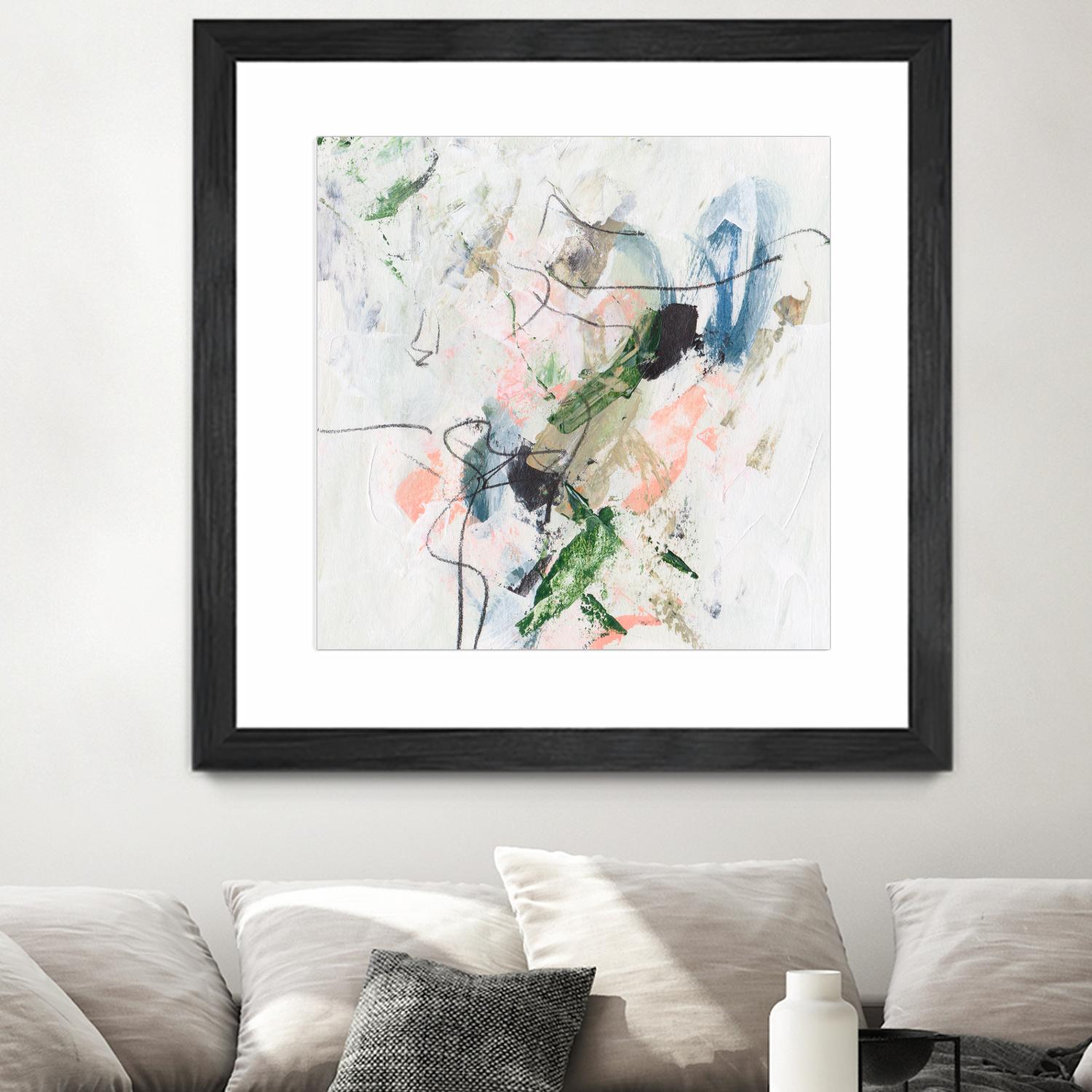 Approaching Spring II by Melissa Wang on GIANT ART - pink abstract abstract