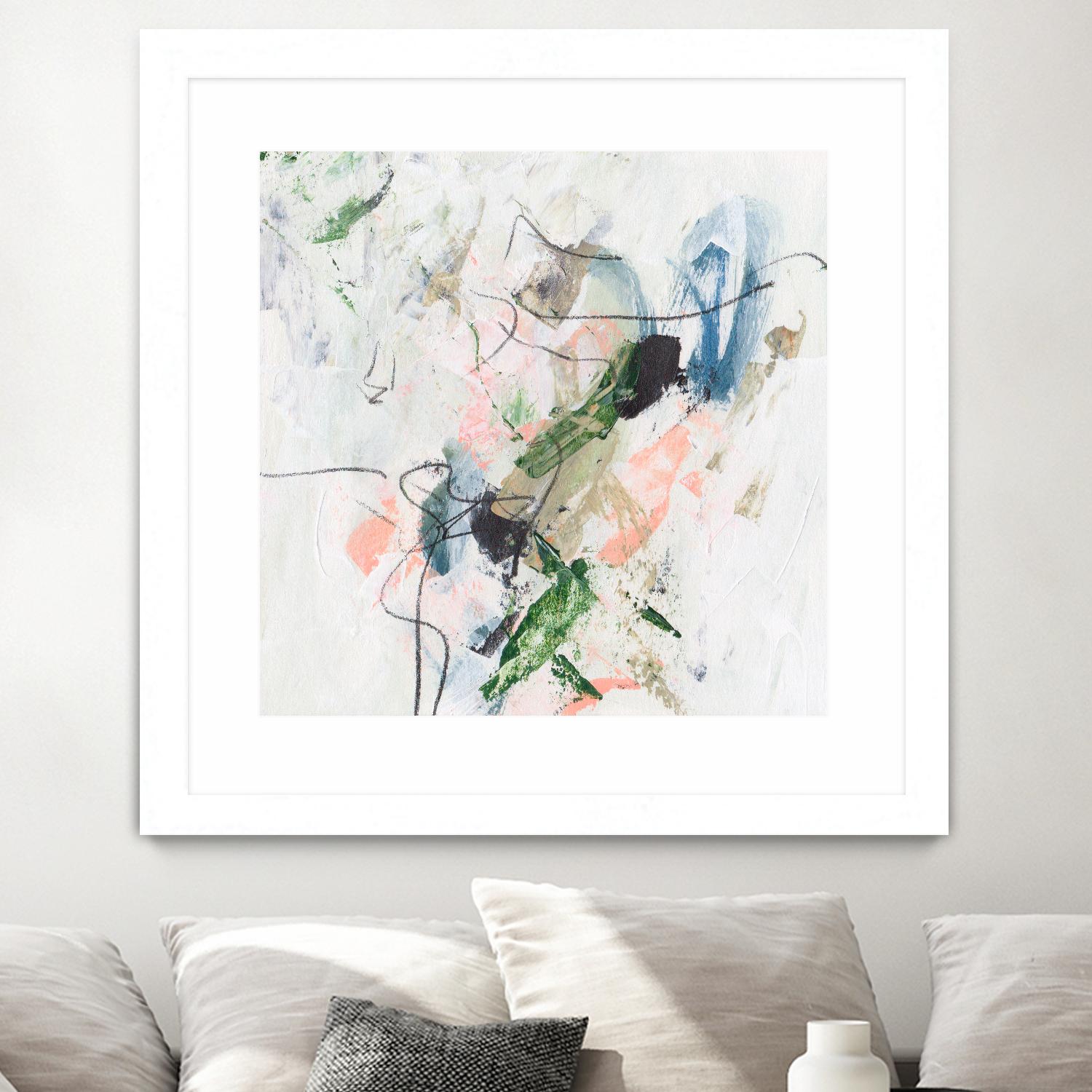 Approaching Spring II by Melissa Wang on GIANT ART - pink abstract abstract