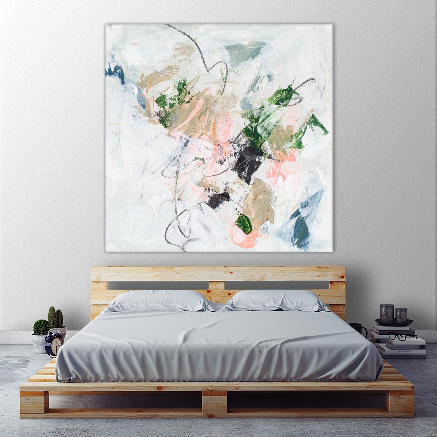 Approaching Spring IV by Melissa Wang on GIANT ART - pink  abstract abstract