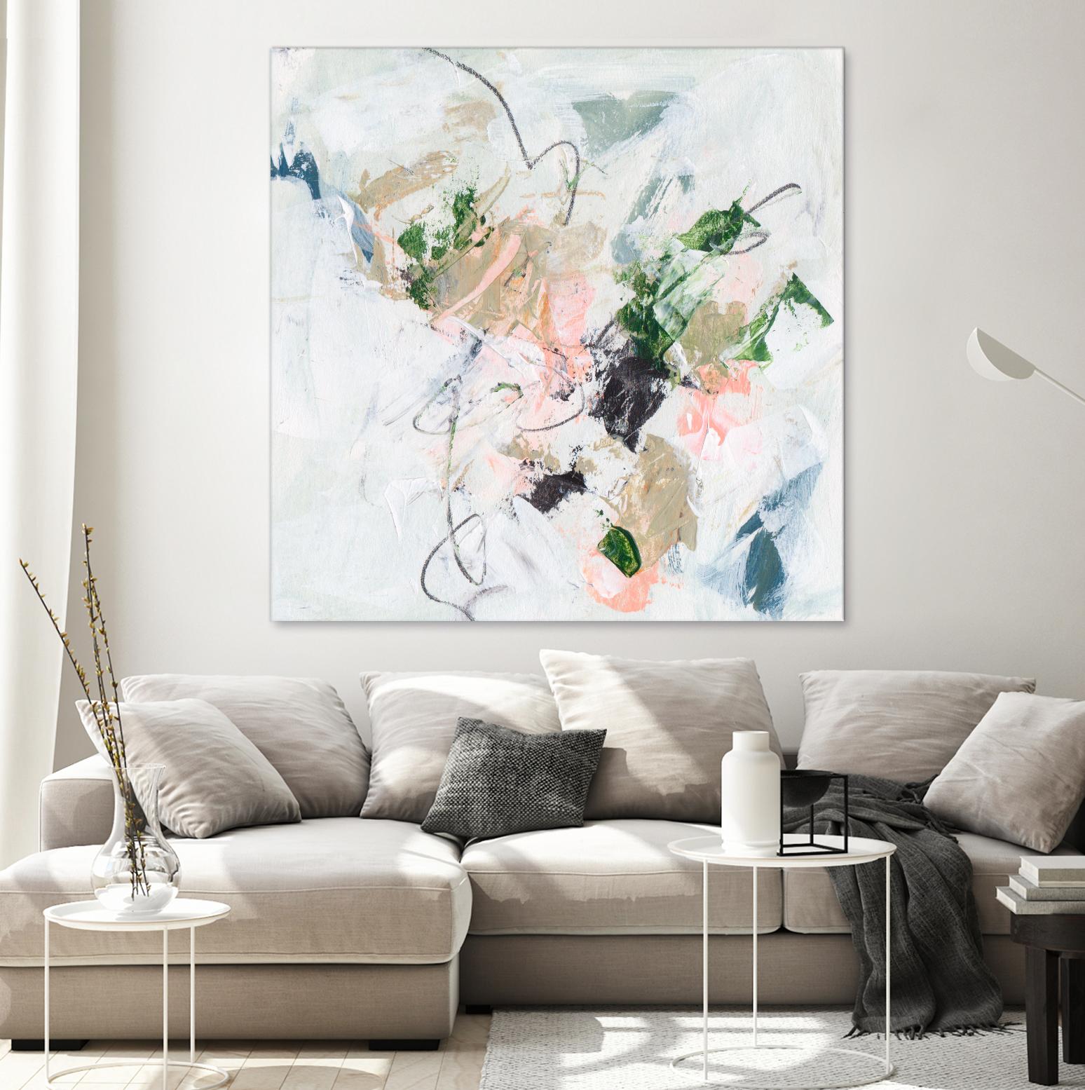 Approaching Spring IV by Melissa Wang on GIANT ART - pink  abstract abstract