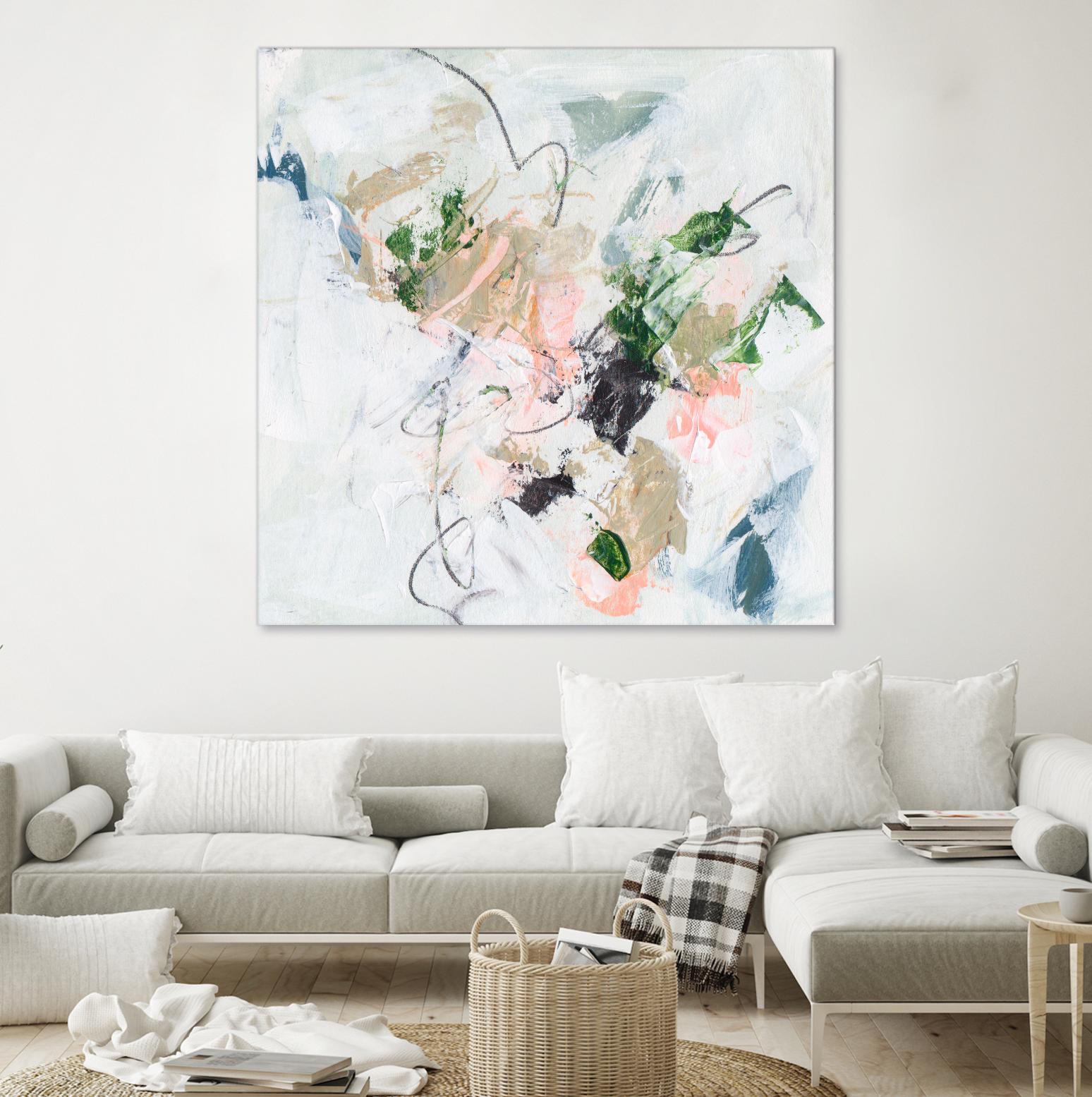 Approaching Spring IV by Melissa Wang on GIANT ART - pink  abstract abstract