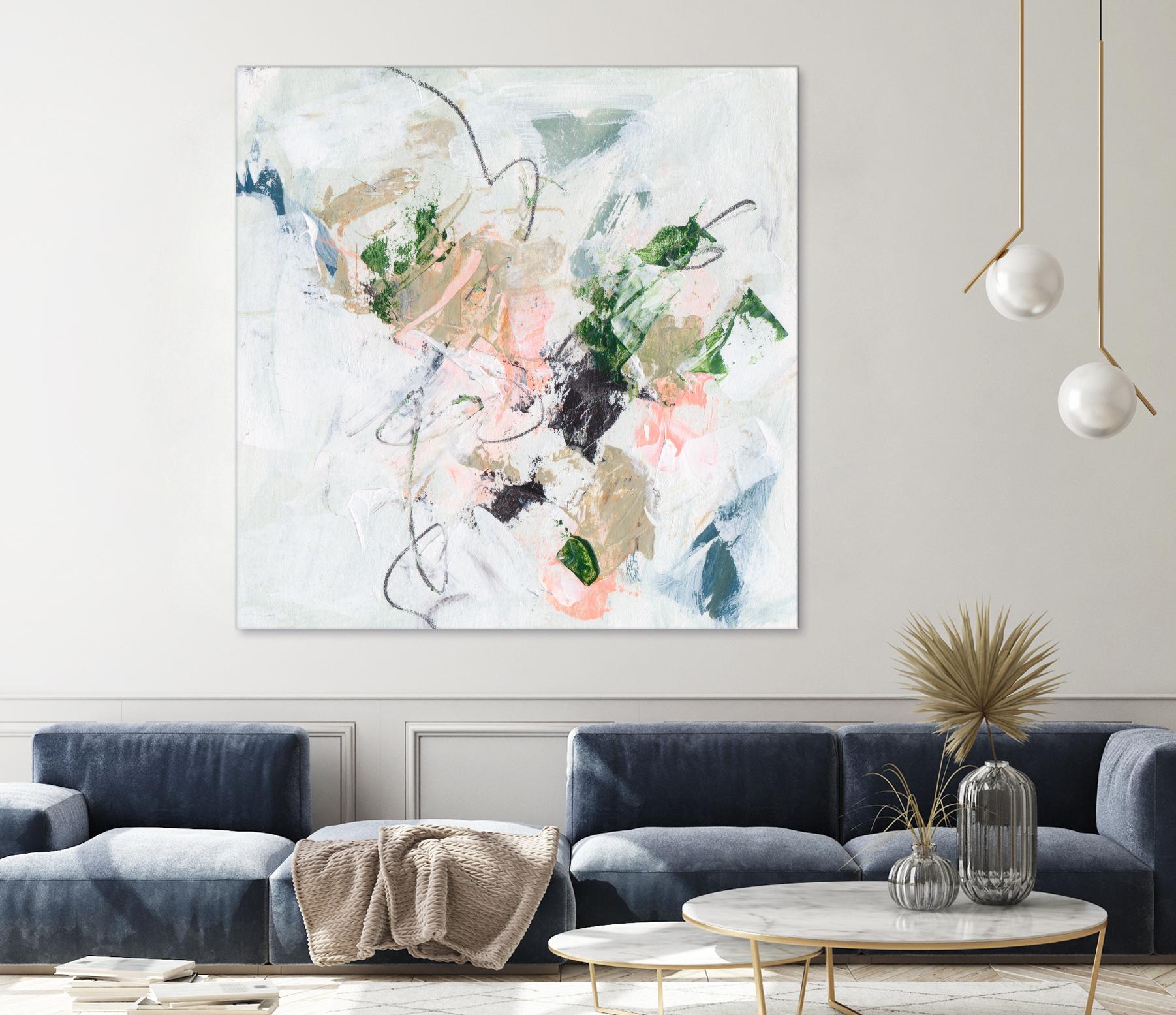 Approaching Spring IV by Melissa Wang on GIANT ART - pink  abstract abstract