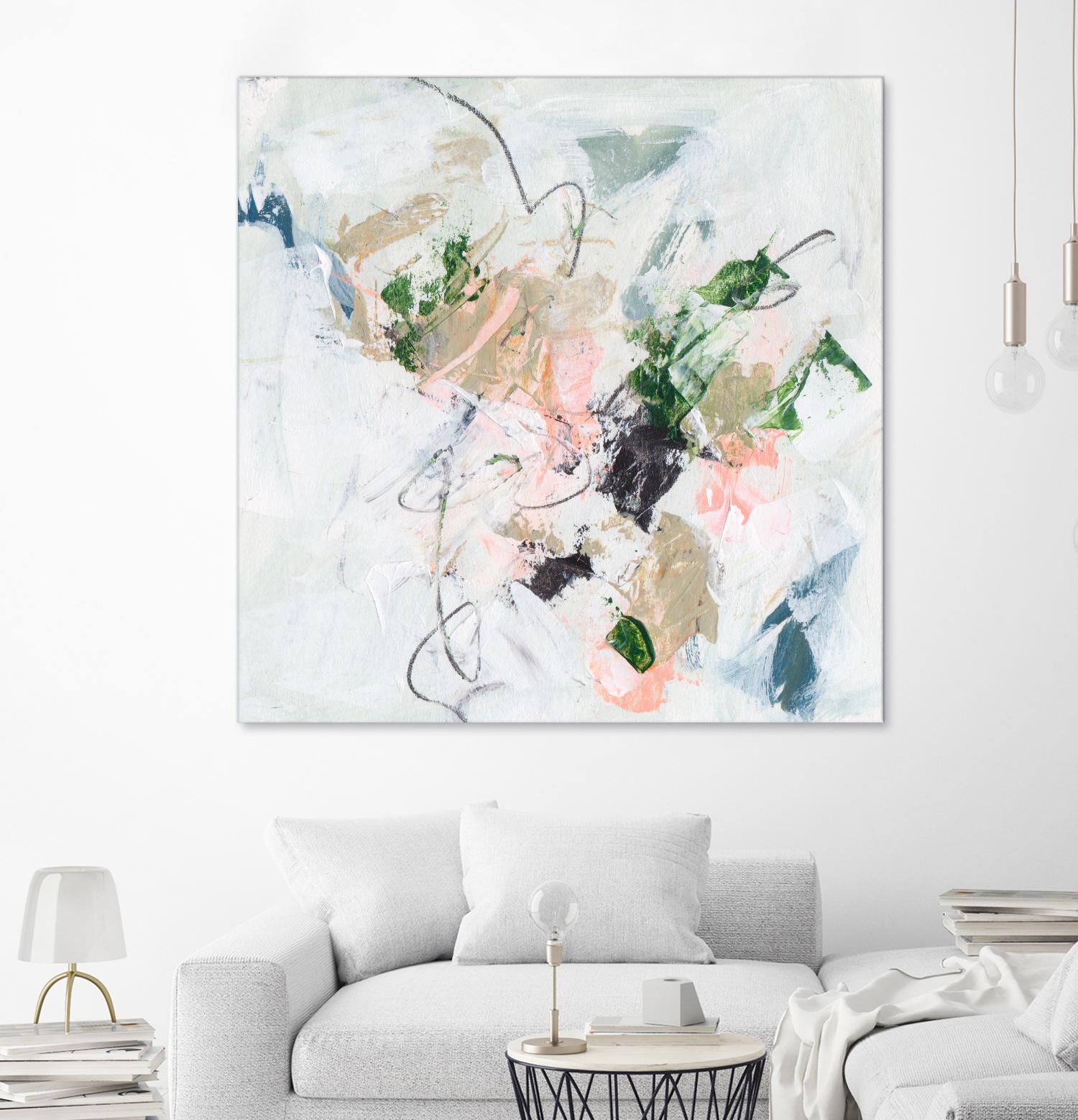 Approaching Spring IV by Melissa Wang on GIANT ART - pink  abstract abstract