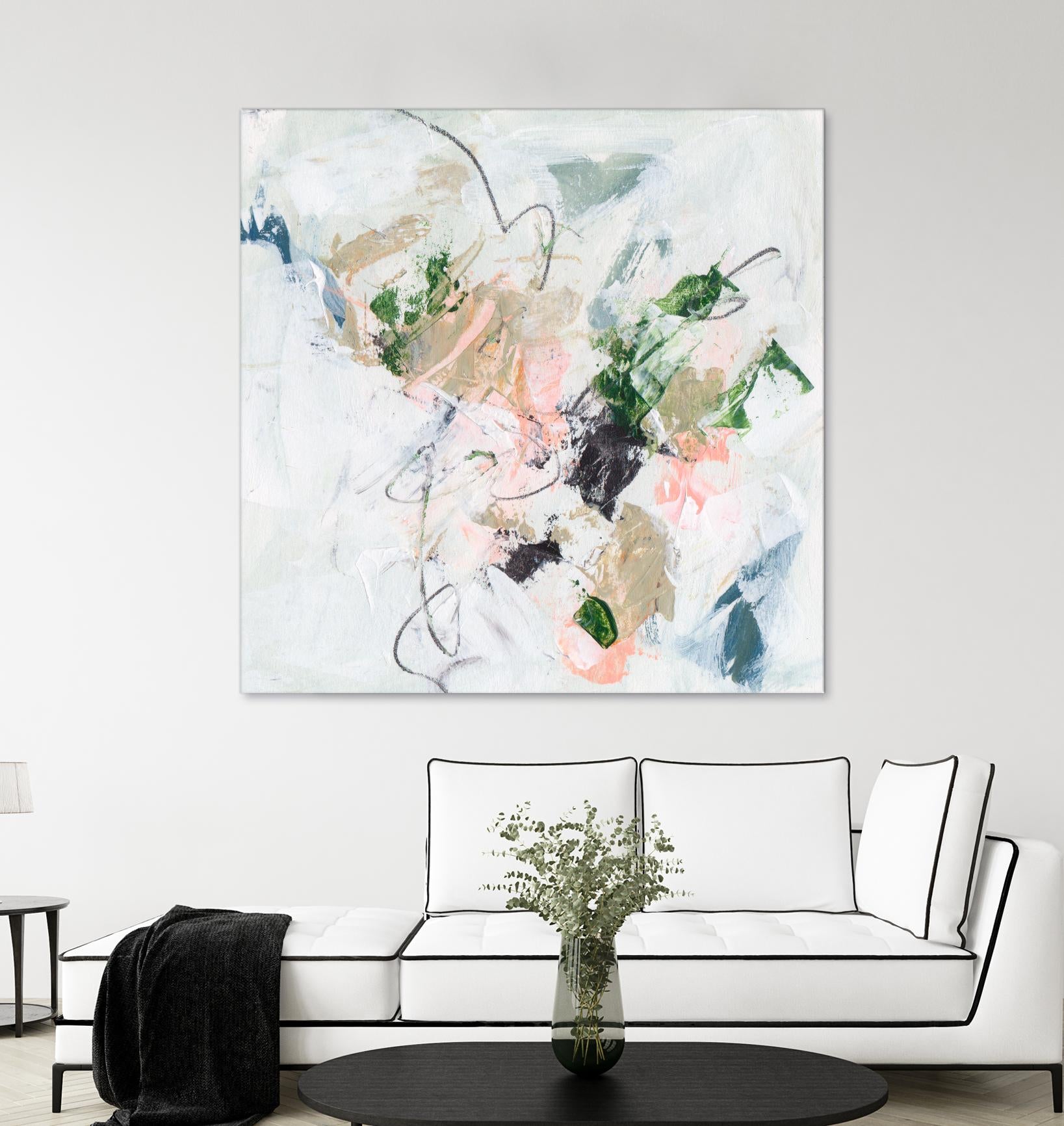 Approaching Spring IV by Melissa Wang on GIANT ART - pink  abstract abstract