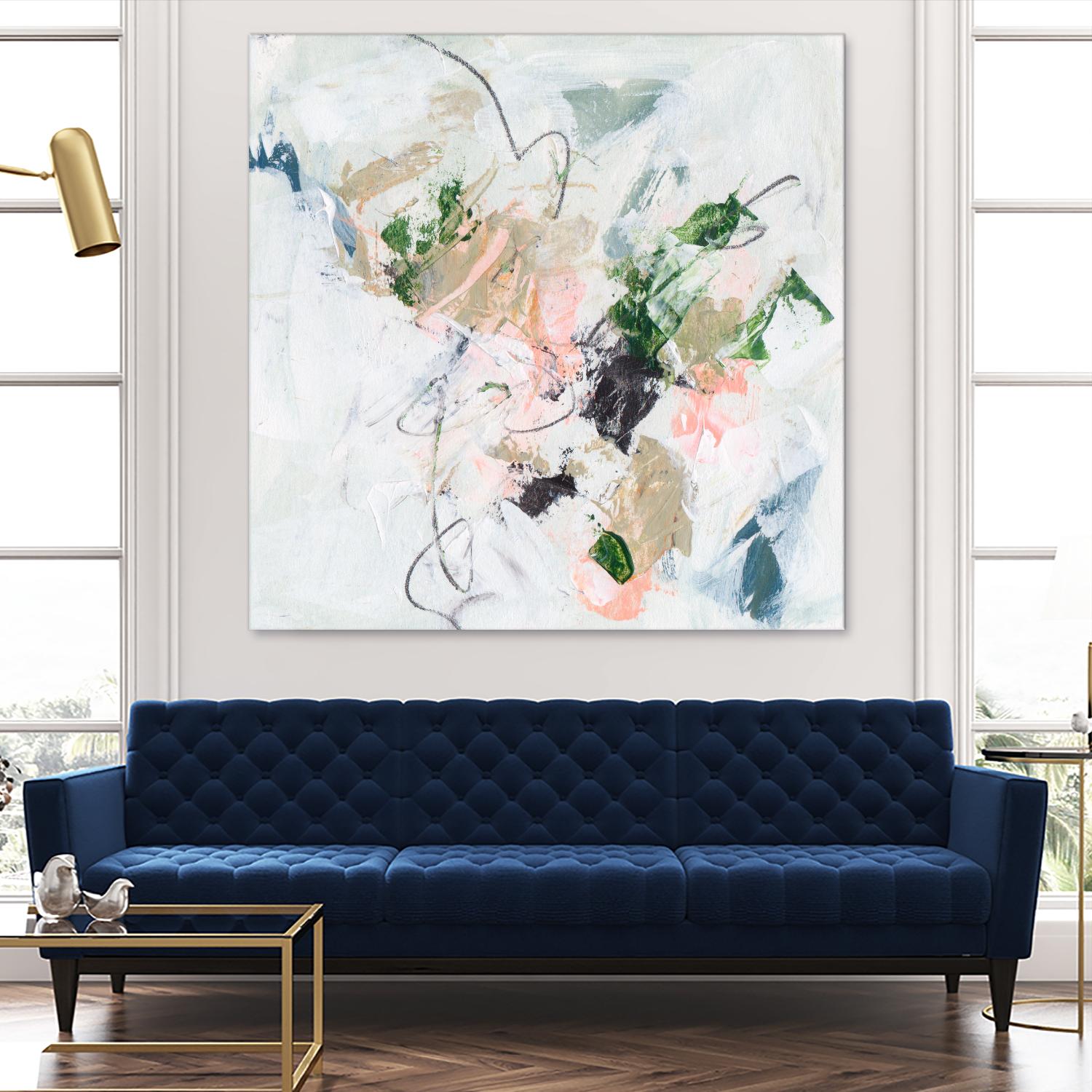 Approaching Spring IV by Melissa Wang on GIANT ART - pink  abstract abstract