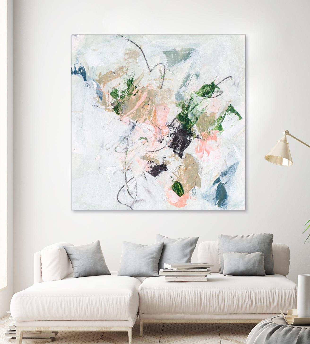 Approaching Spring IV by Melissa Wang on GIANT ART - pink  abstract abstract