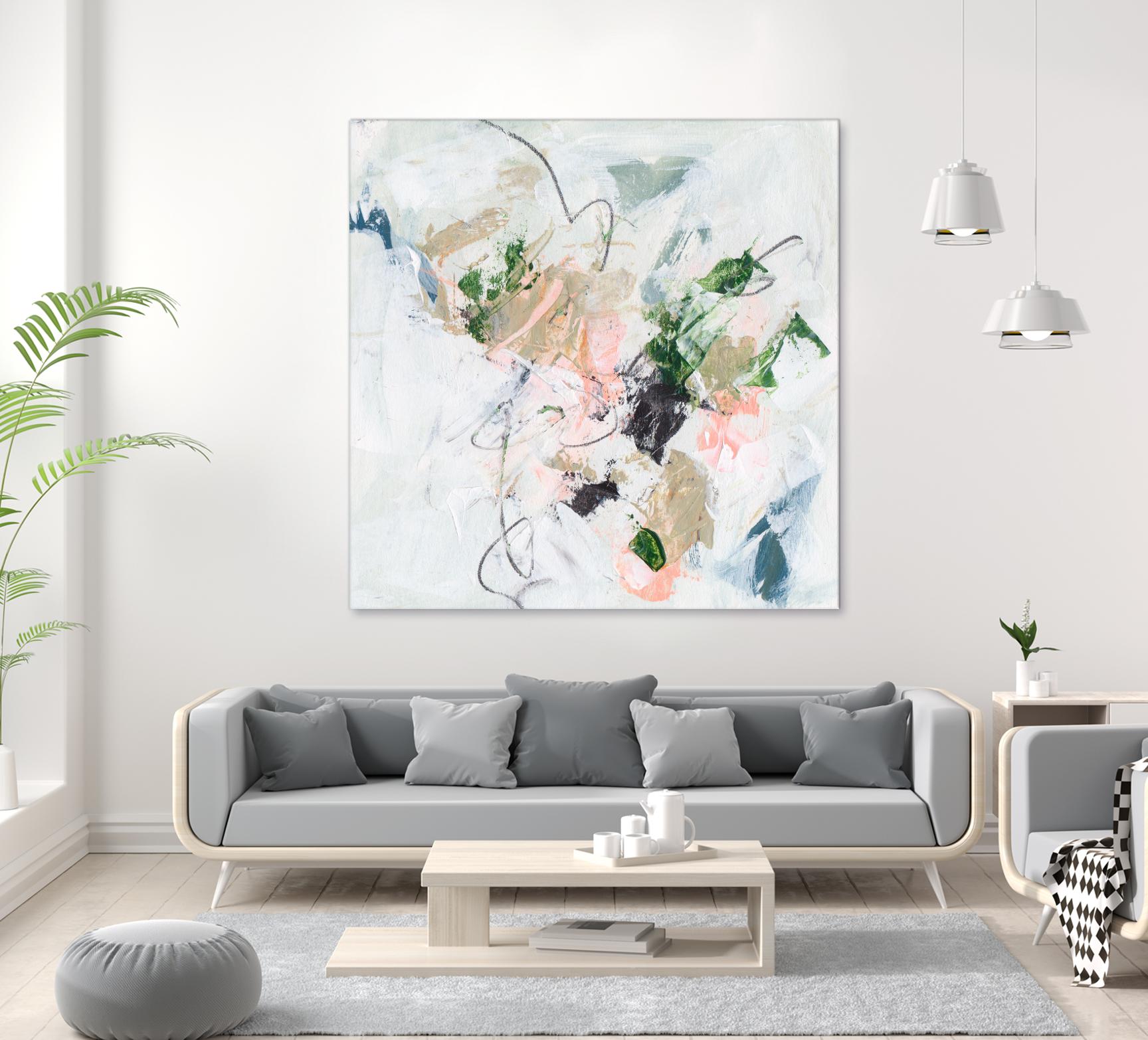 Approaching Spring IV by Melissa Wang on GIANT ART - pink  abstract abstract