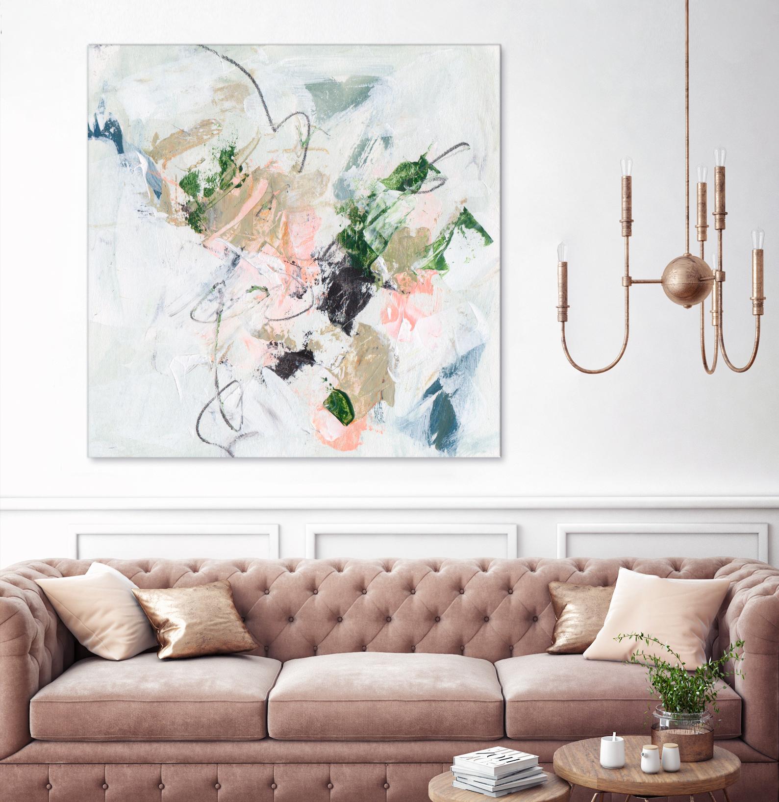 Approaching Spring IV by Melissa Wang on GIANT ART - pink  abstract abstract