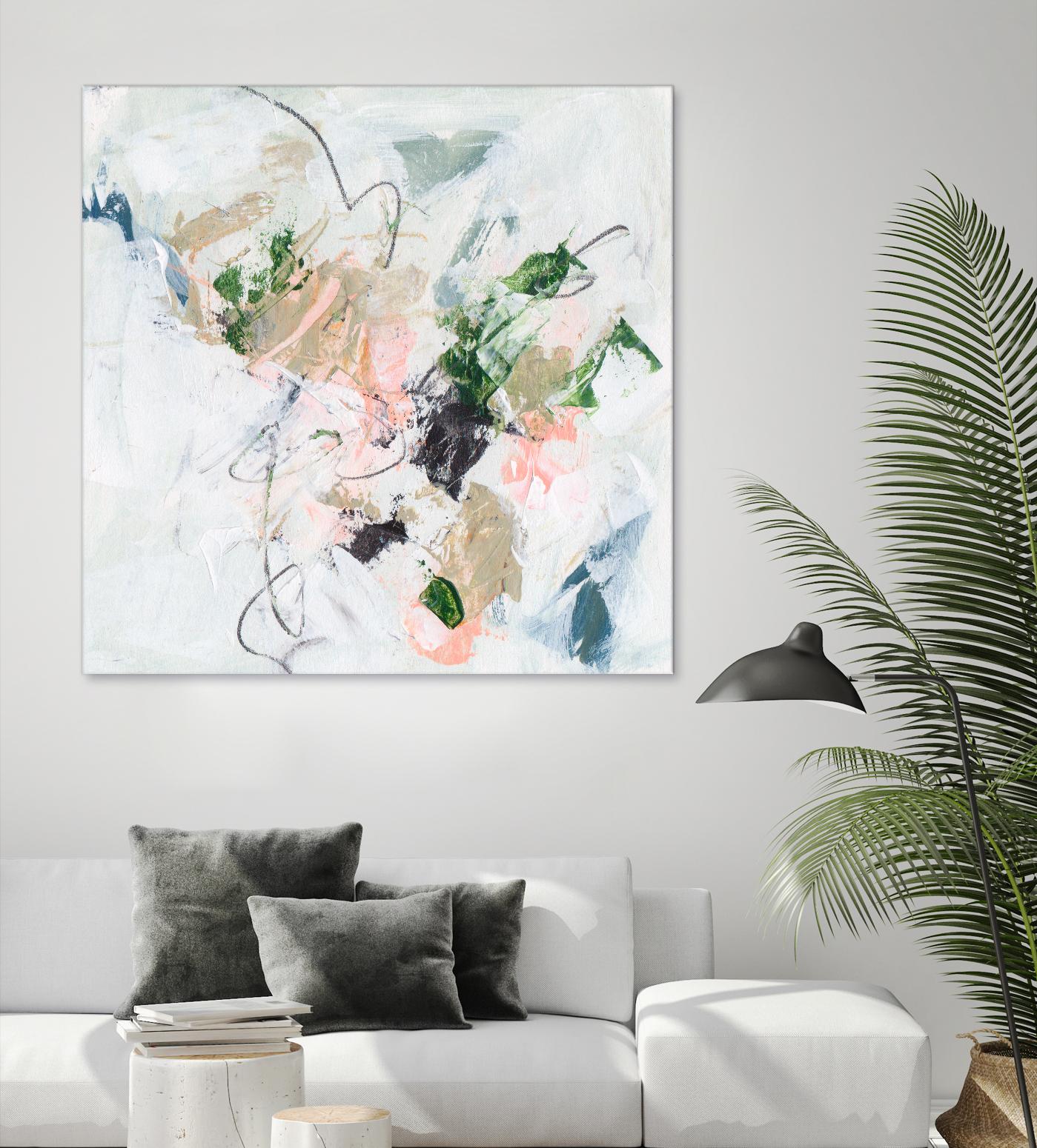 Approaching Spring IV by Melissa Wang on GIANT ART - pink  abstract abstract