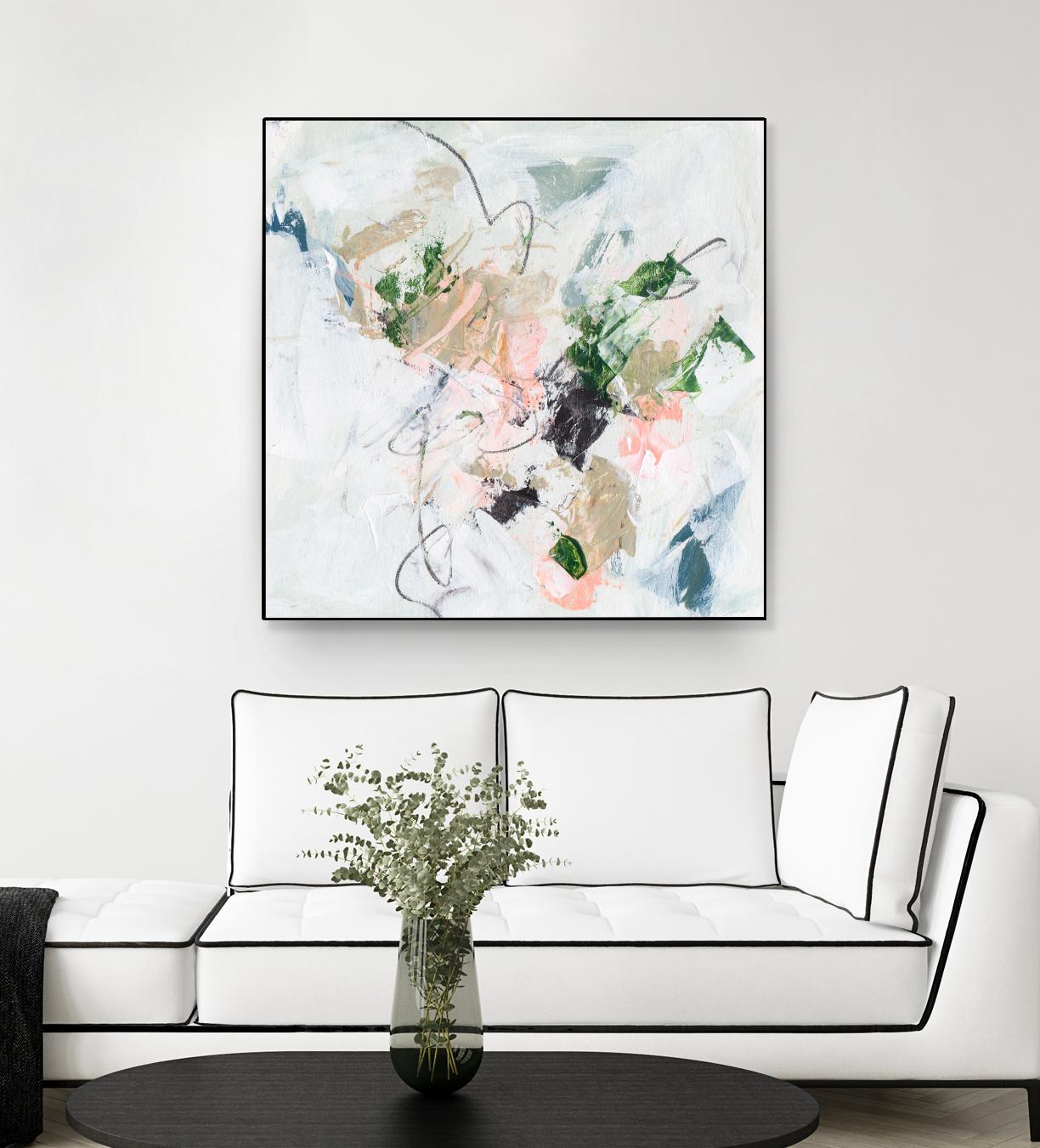 Approaching Spring IV by Melissa Wang on GIANT ART - pink  abstract abstract
