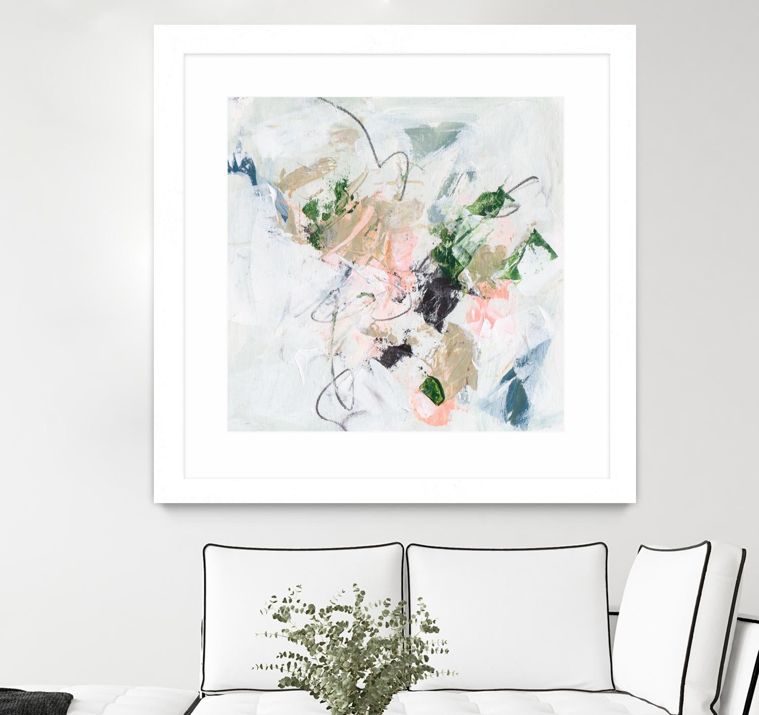 Approaching Spring IV by Melissa Wang on GIANT ART - pink  abstract abstract