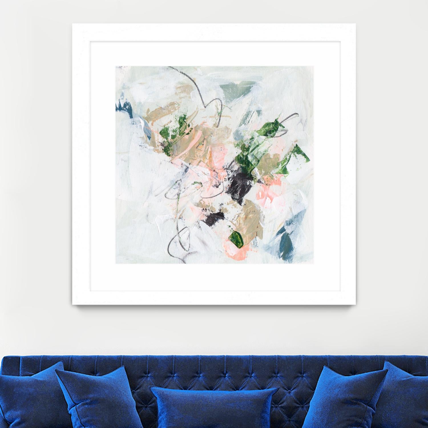 Approaching Spring IV by Melissa Wang on GIANT ART - pink  abstract abstract