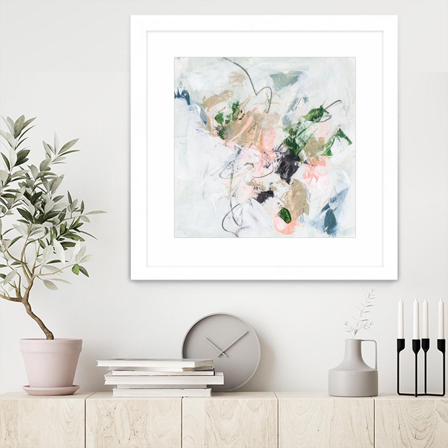 Approaching Spring IV by Melissa Wang on GIANT ART - pink  abstract abstract