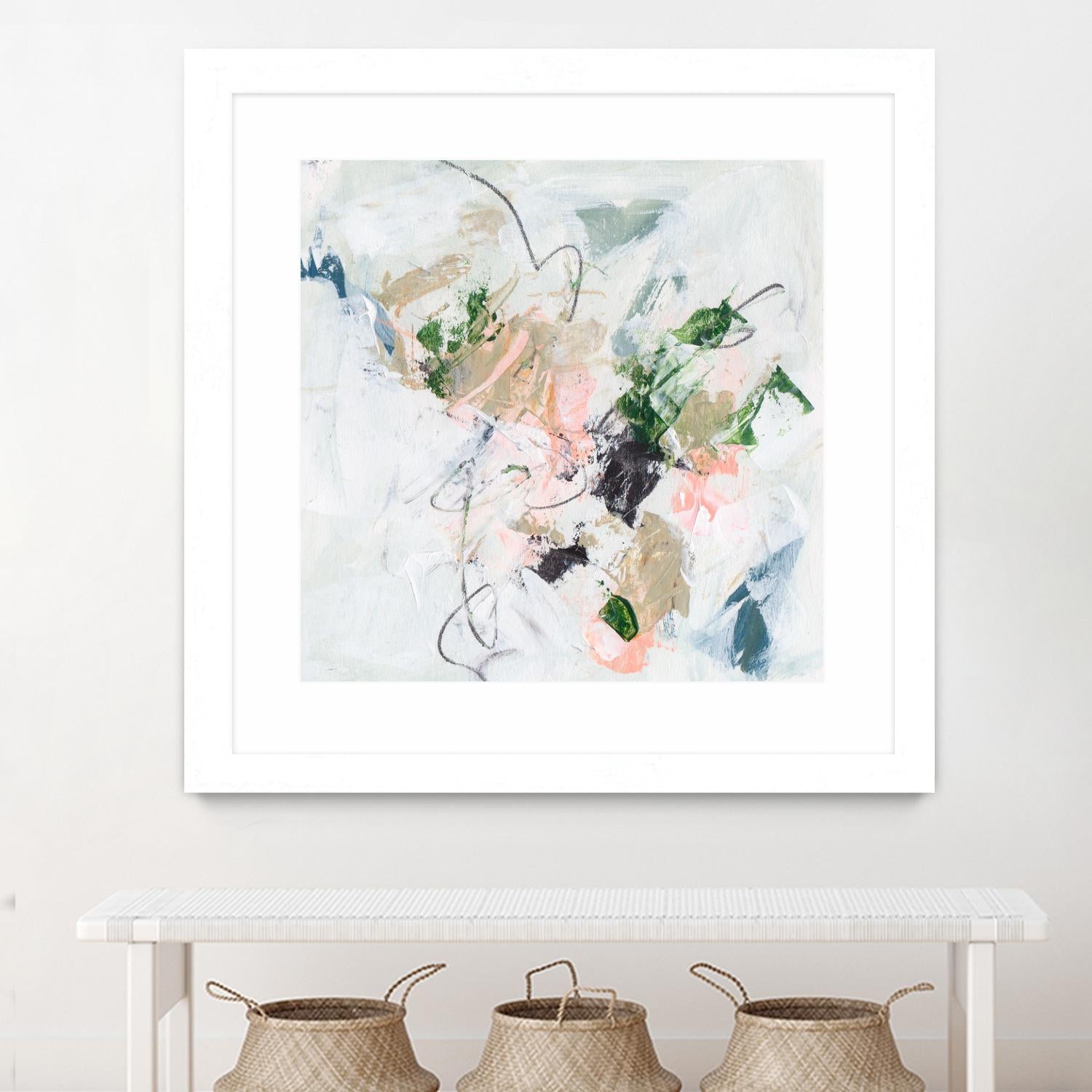 Approaching Spring IV by Melissa Wang on GIANT ART - pink  abstract abstract