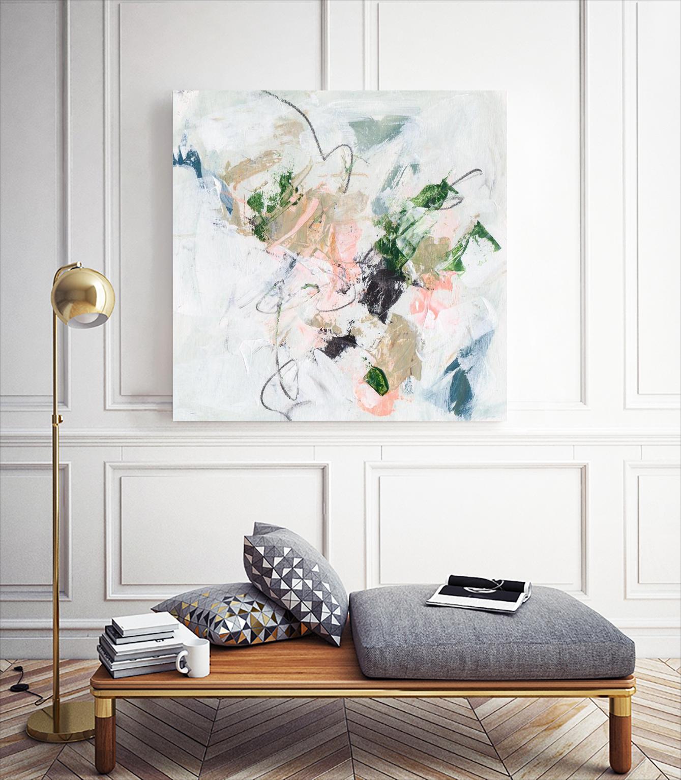 Approaching Spring IV by Melissa Wang on GIANT ART - pink  abstract abstract