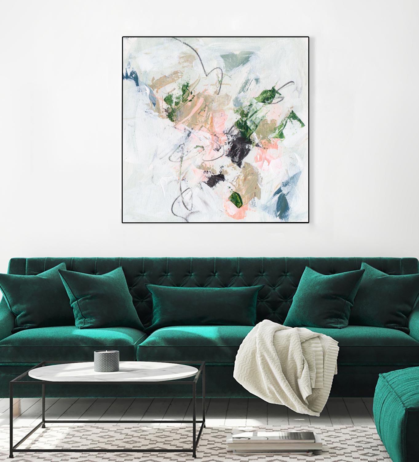 Approaching Spring IV by Melissa Wang on GIANT ART - pink  abstract abstract
