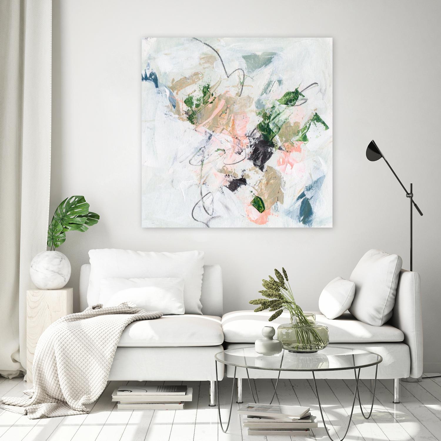 Approaching Spring IV by Melissa Wang on GIANT ART - pink  abstract abstract