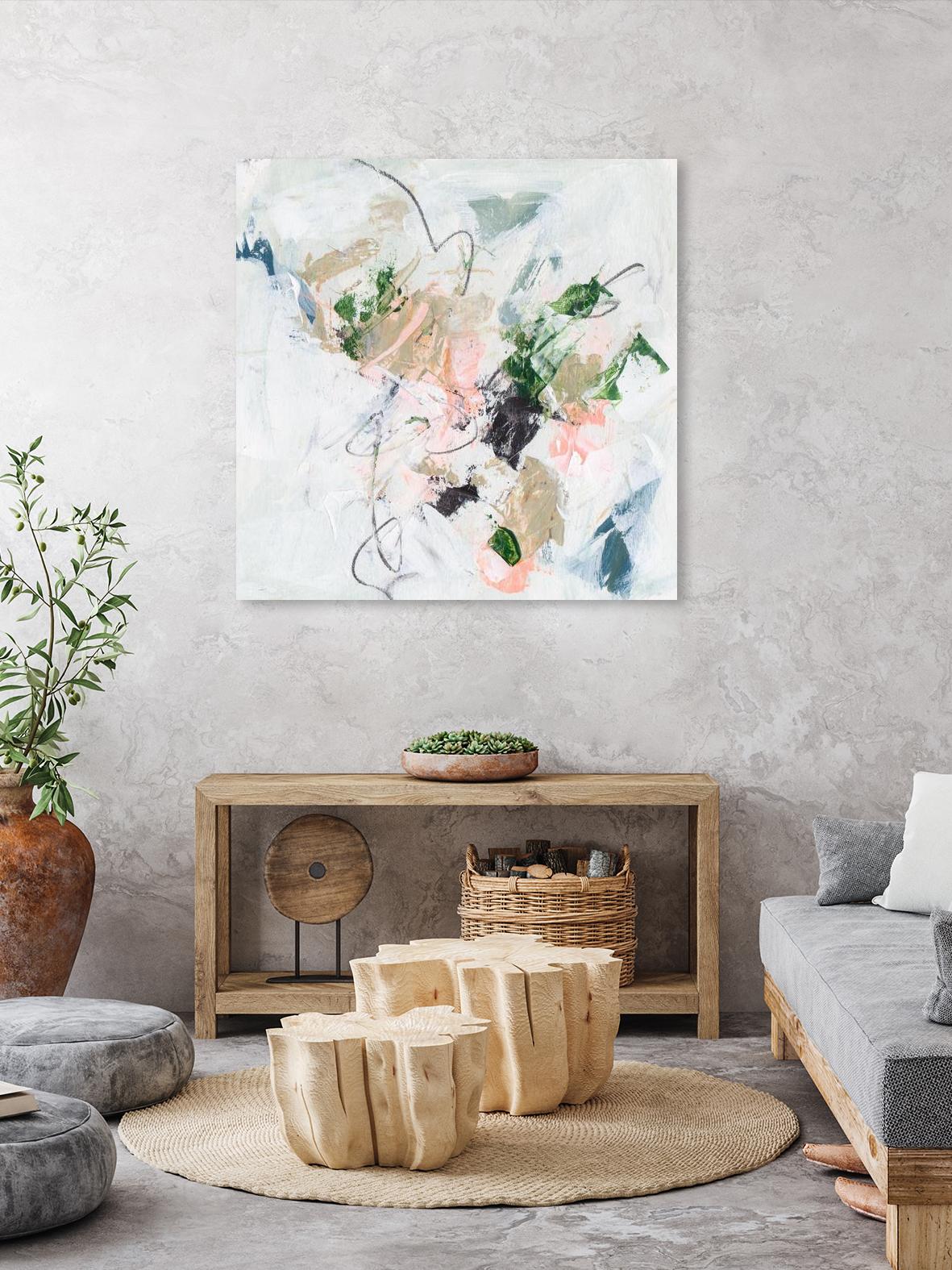 Approaching Spring IV by Melissa Wang on GIANT ART - pink  abstract abstract