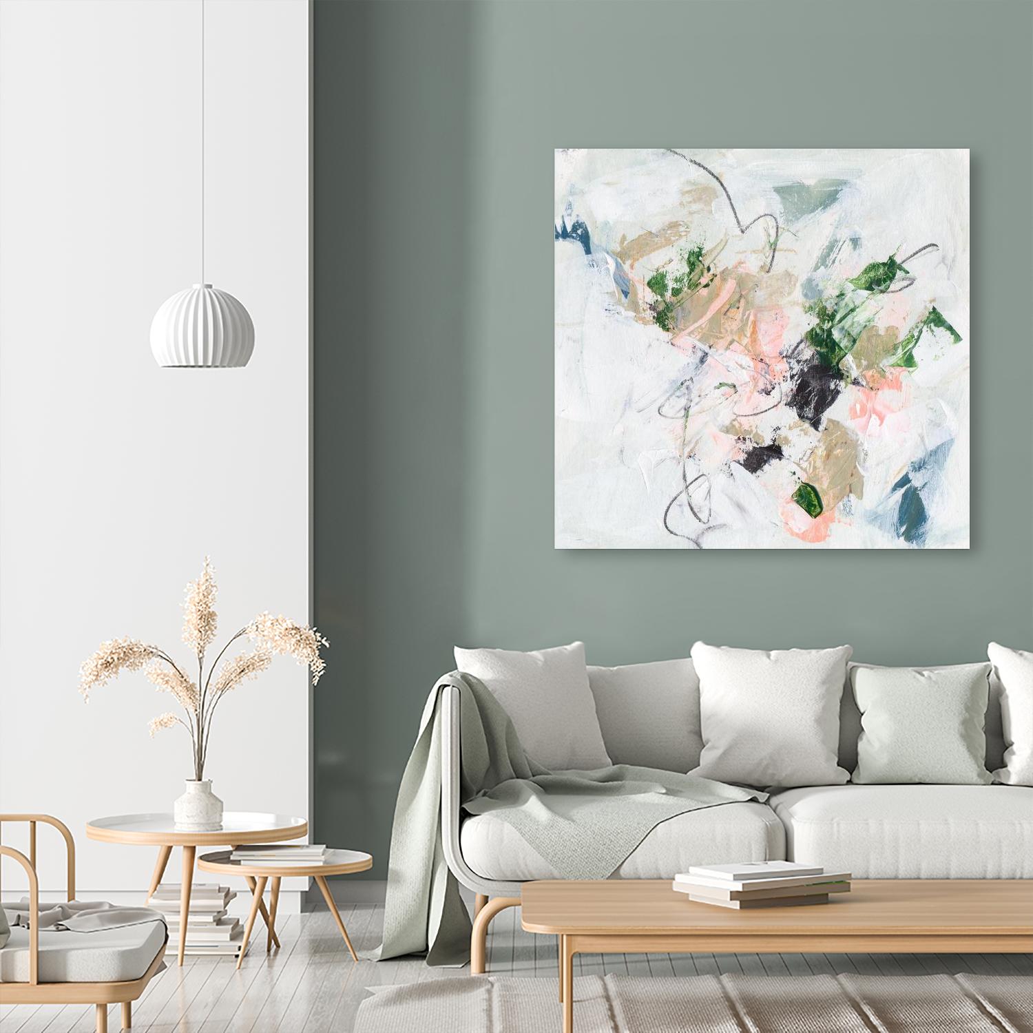 Approaching Spring IV by Melissa Wang on GIANT ART - pink  abstract abstract