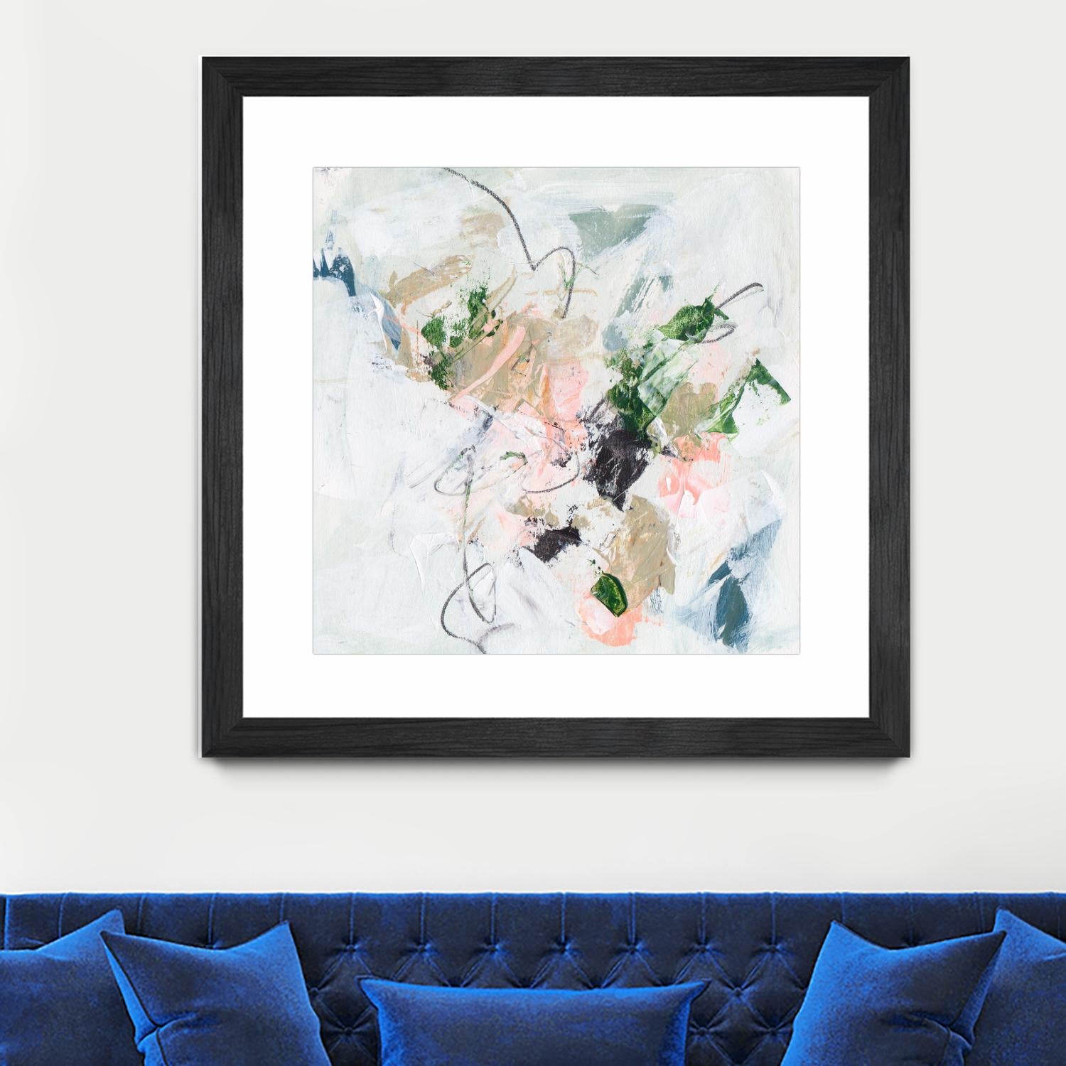 Approaching Spring IV by Melissa Wang on GIANT ART - pink  abstract abstract