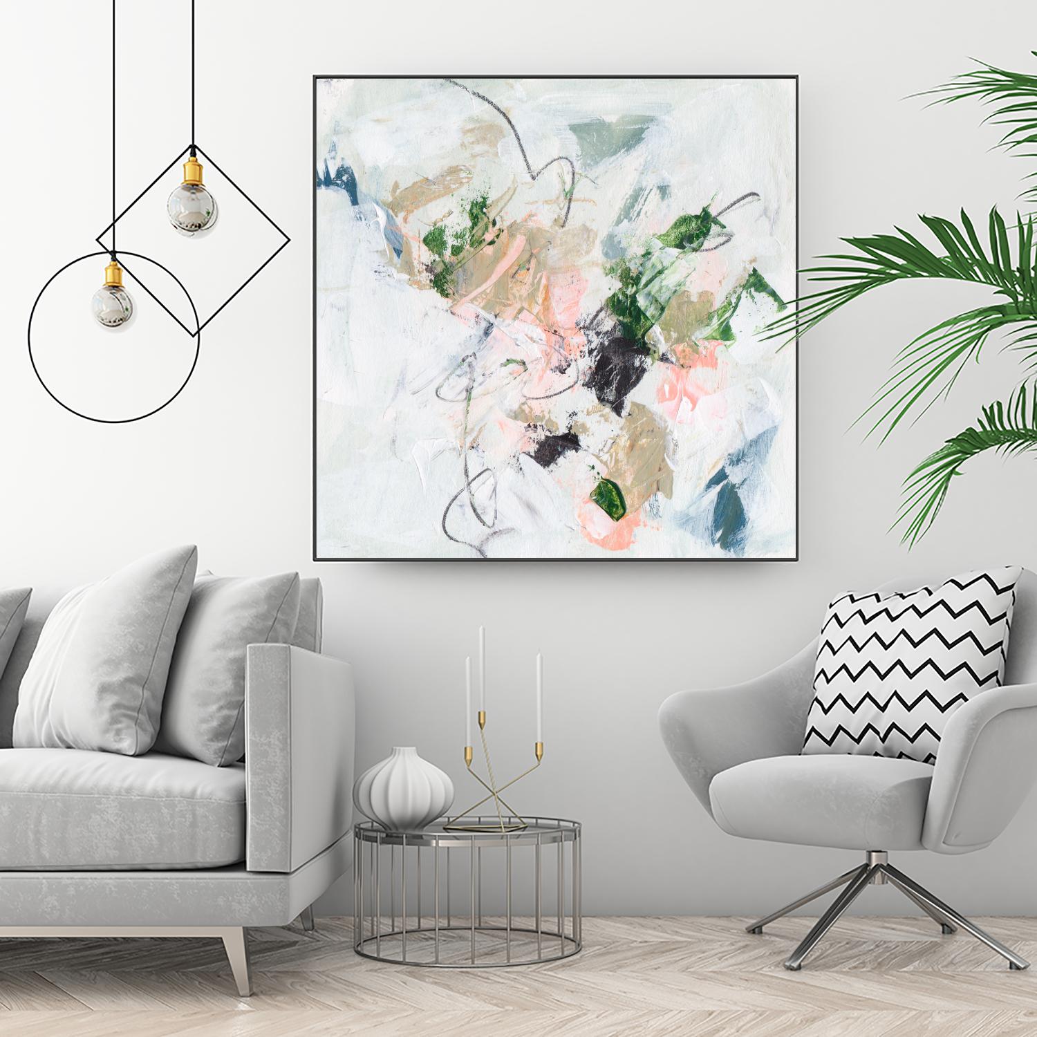 Approaching Spring IV by Melissa Wang on GIANT ART - pink  abstract abstract