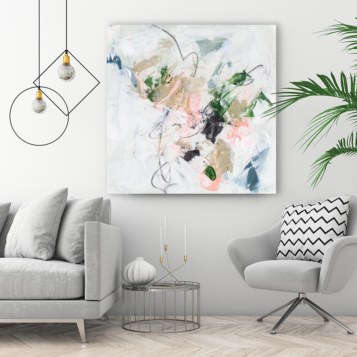 Approaching Spring IV by Melissa Wang on GIANT ART - pink  abstract abstract