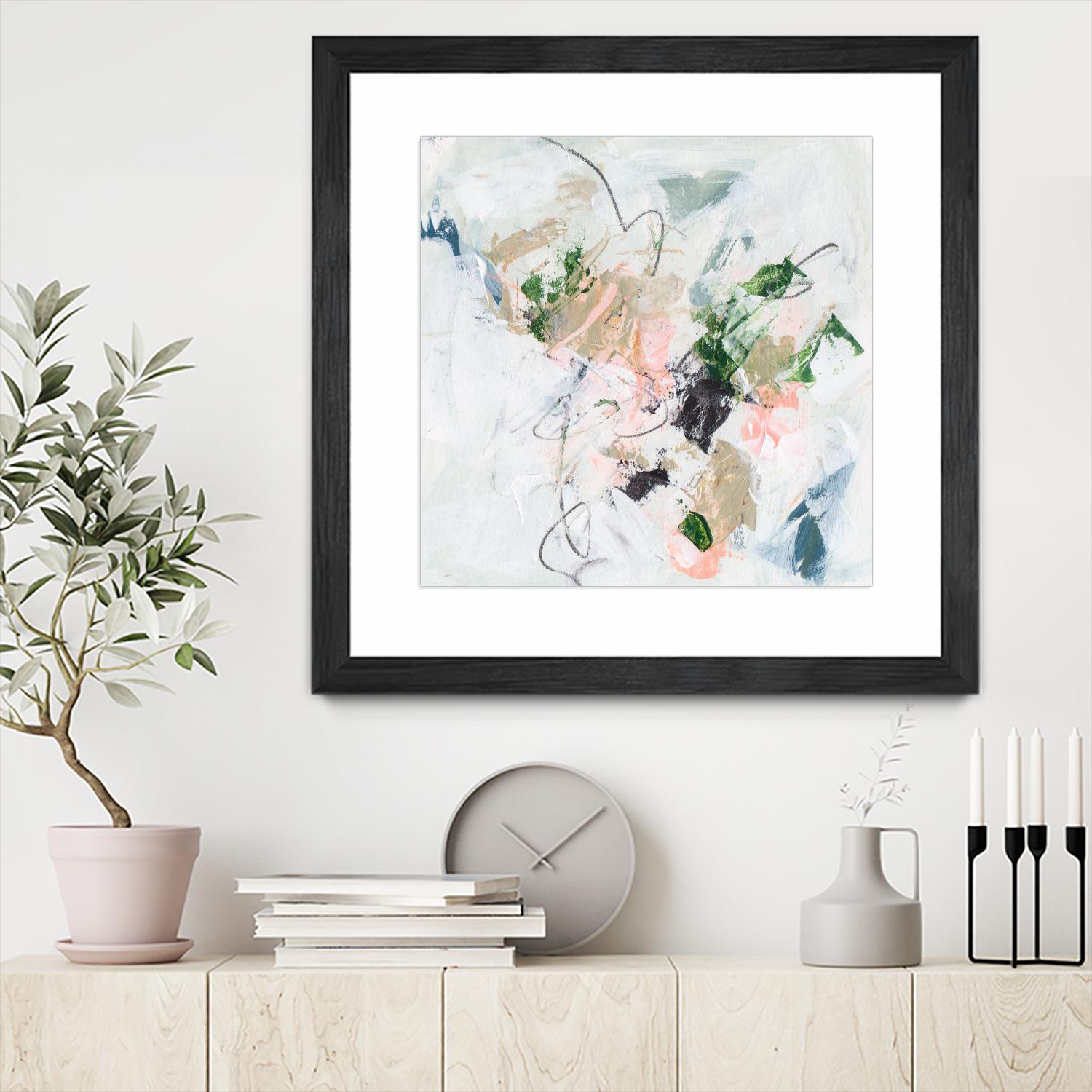 Approaching Spring IV by Melissa Wang on GIANT ART - pink  abstract abstract
