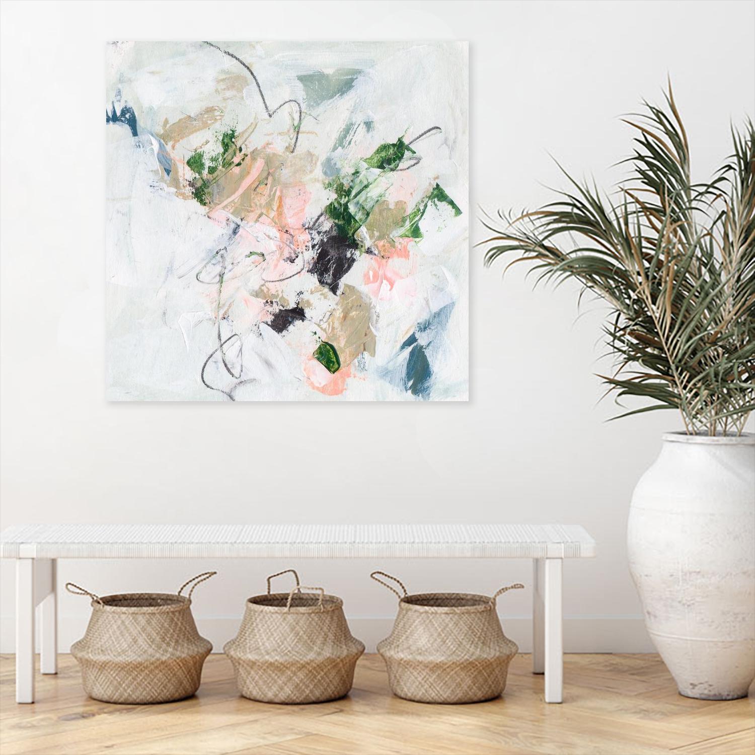 Approaching Spring IV by Melissa Wang on GIANT ART - pink  abstract abstract