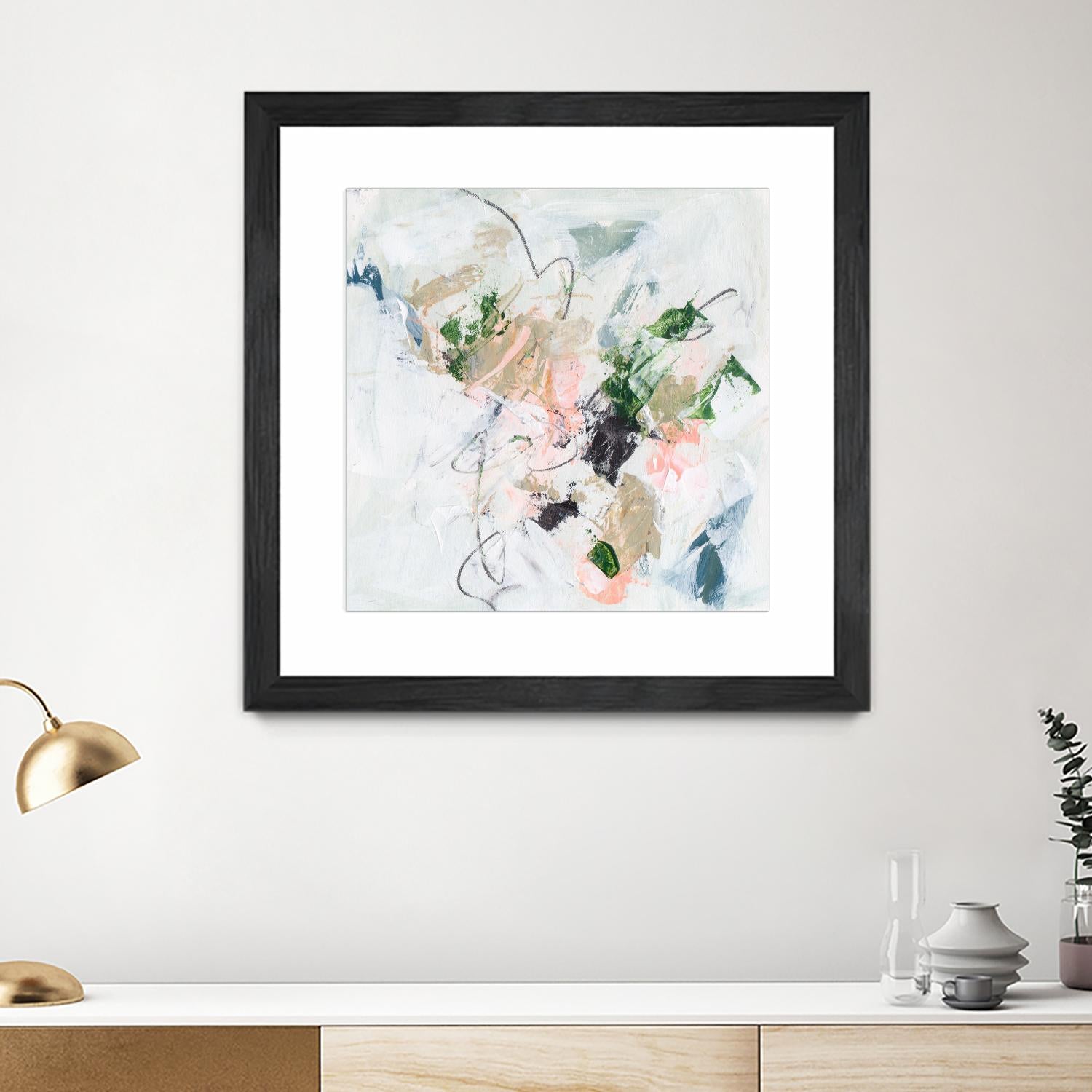 Approaching Spring IV by Melissa Wang on GIANT ART - pink  abstract abstract