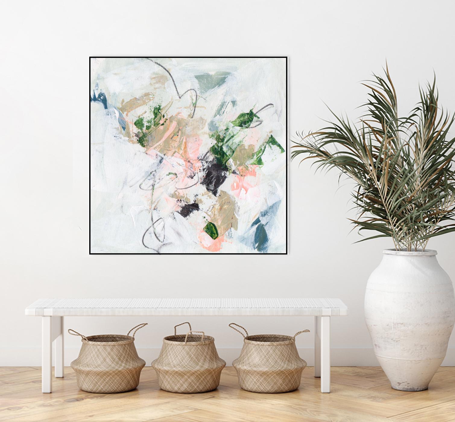 Approaching Spring IV by Melissa Wang on GIANT ART - pink  abstract abstract