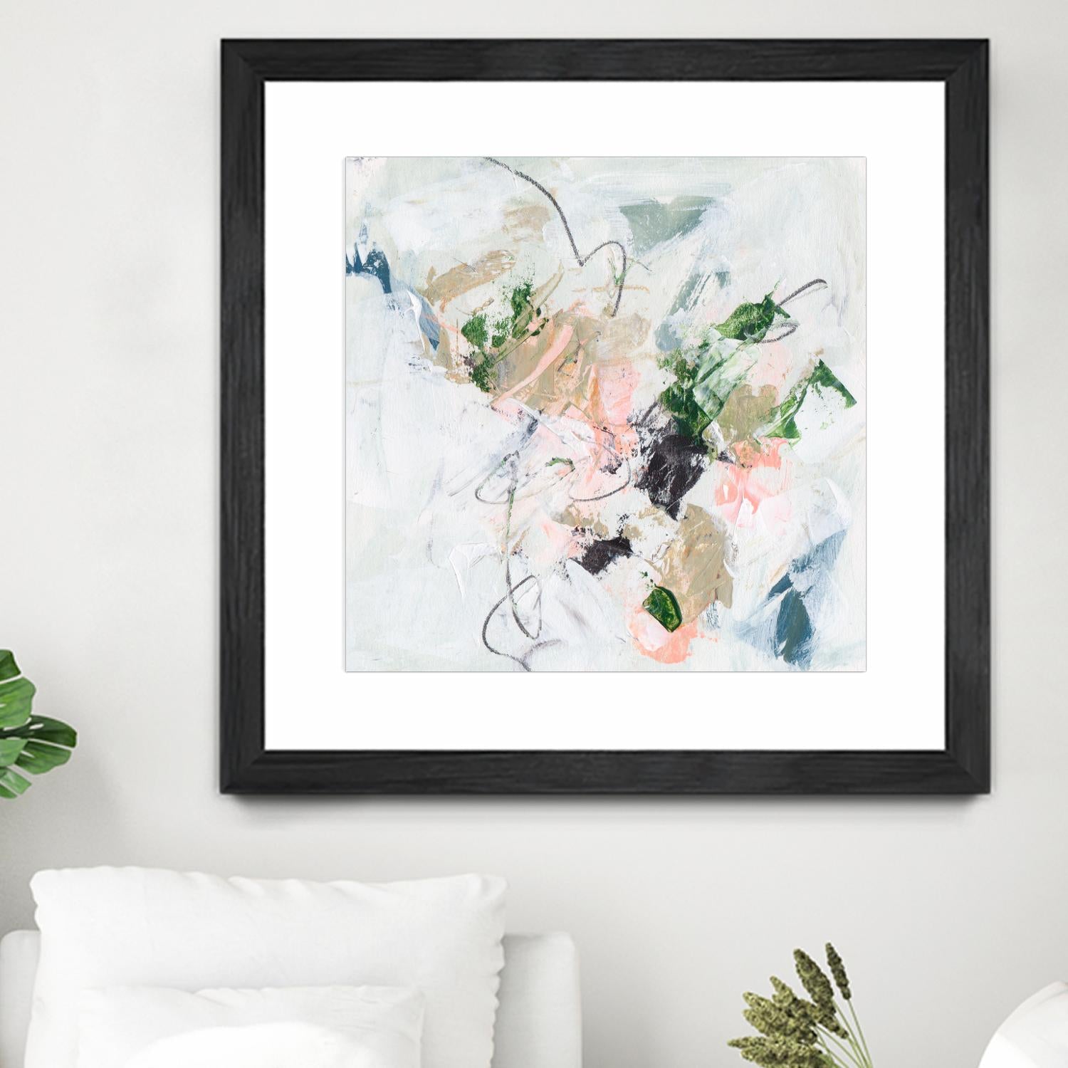 Approaching Spring IV by Melissa Wang on GIANT ART - pink  abstract abstract
