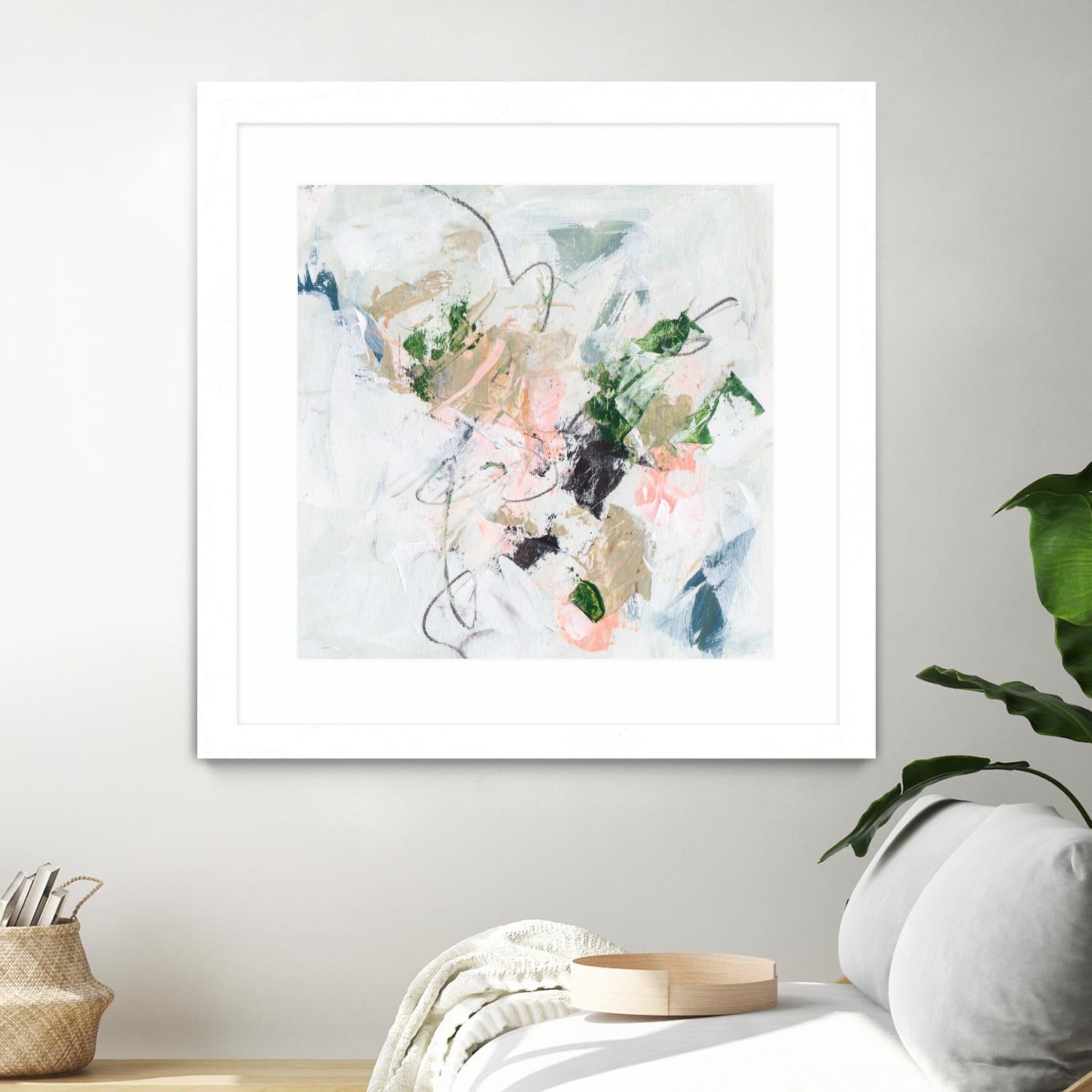 Approaching Spring IV by Melissa Wang on GIANT ART - pink  abstract abstract