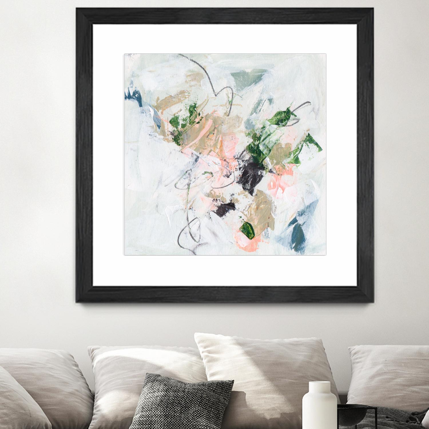 Approaching Spring IV by Melissa Wang on GIANT ART - pink  abstract abstract