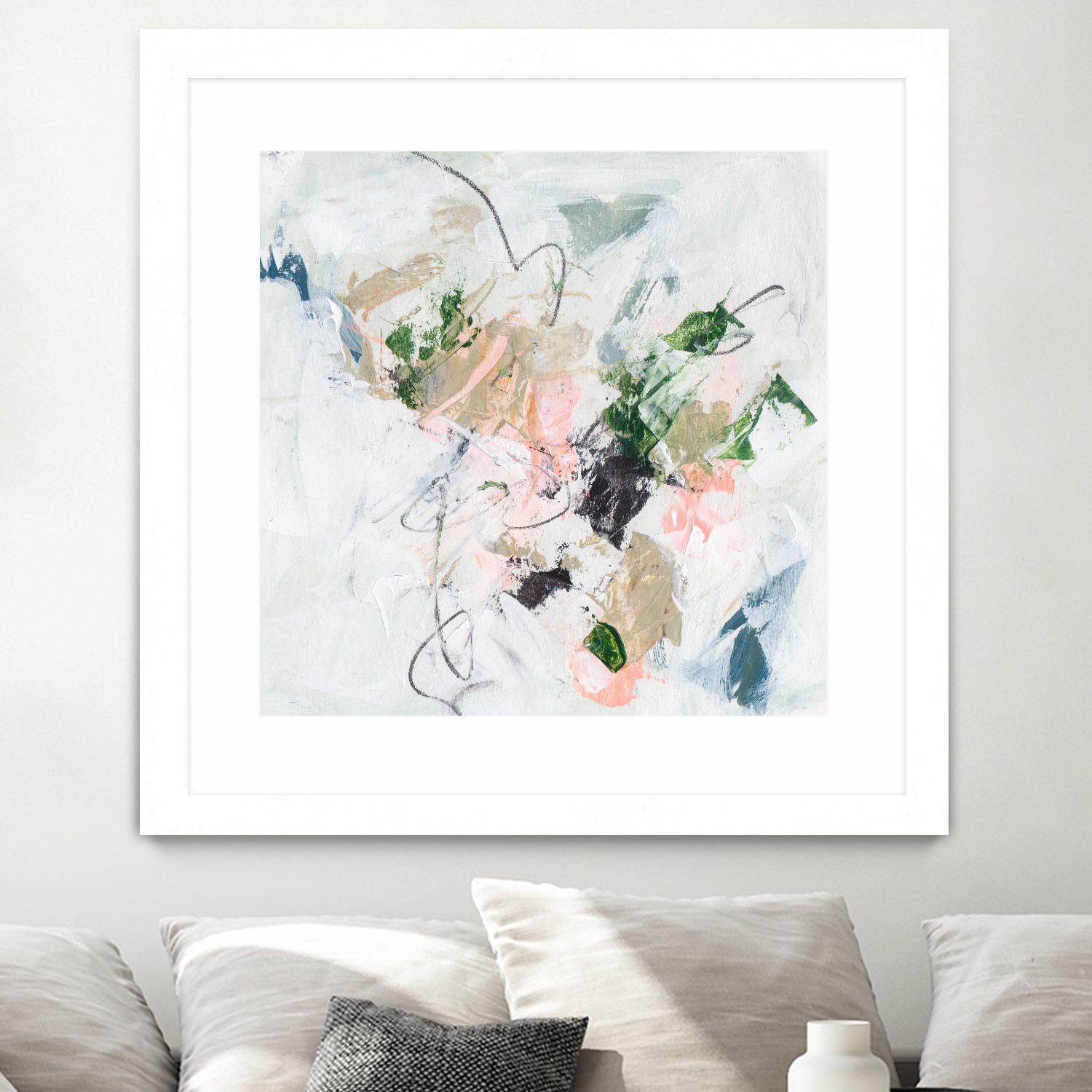 Approaching Spring IV by Melissa Wang on GIANT ART - pink  abstract abstract