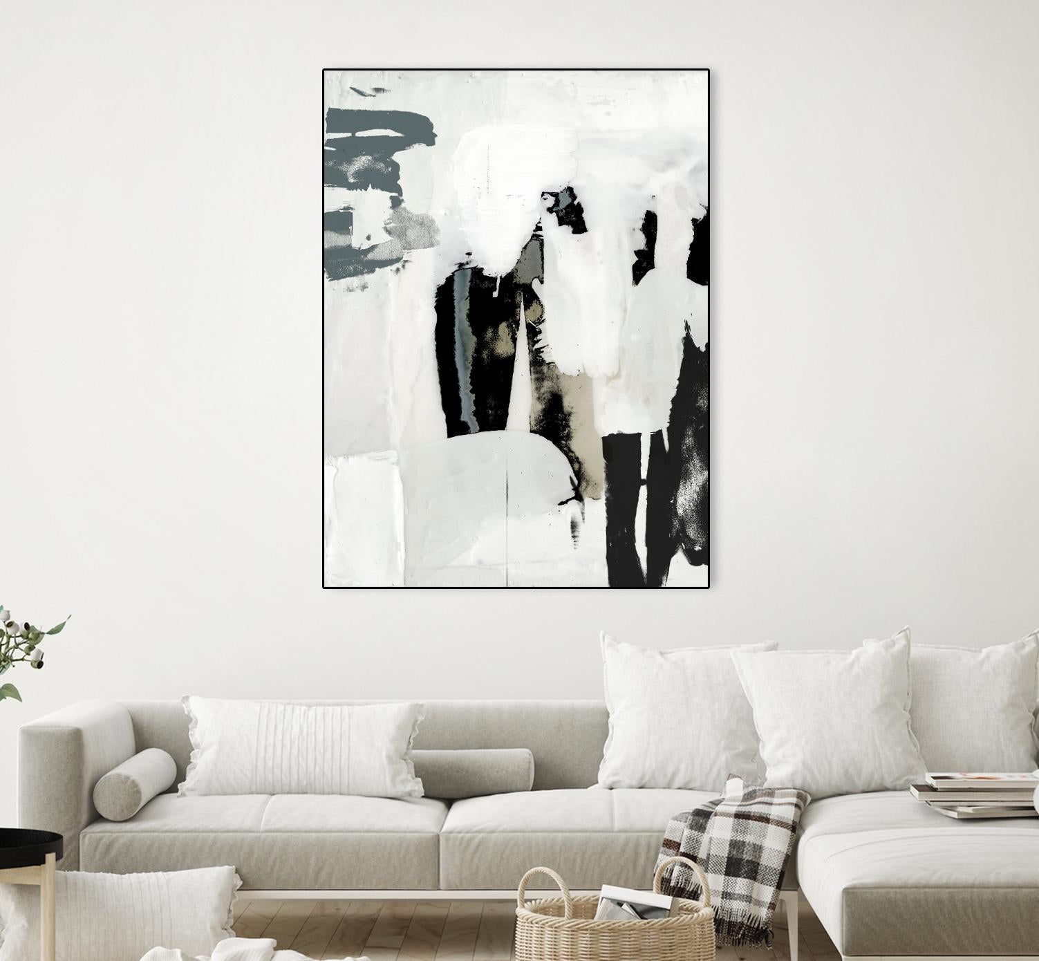 Broken Window I by Jennifer Goldberger on GIANT ART - beige abstract abstract