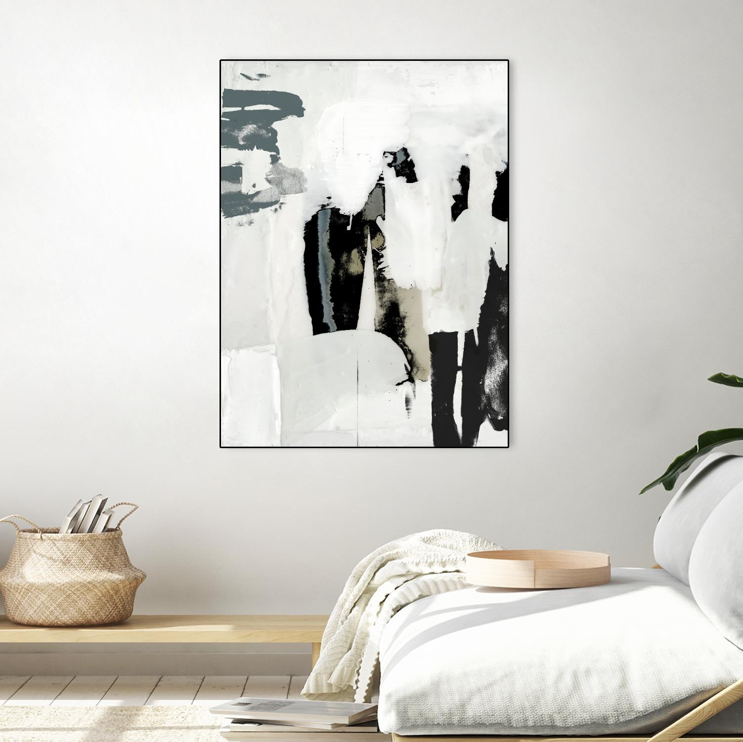 Broken Window I by Jennifer Goldberger on GIANT ART - beige abstract abstract