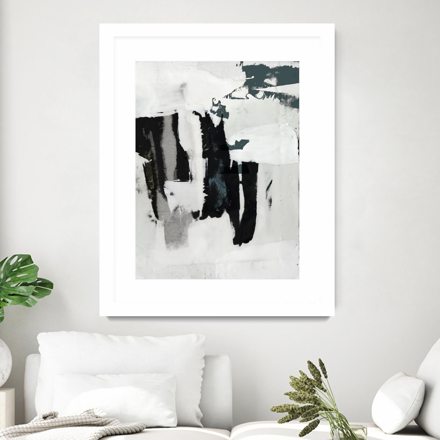 Broken Window II by Jennifer Goldberger on GIANT ART - white abstract abstract