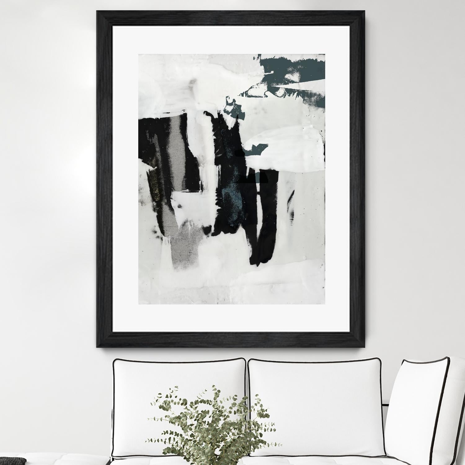 Broken Window II by Jennifer Goldberger on GIANT ART - white abstract abstract