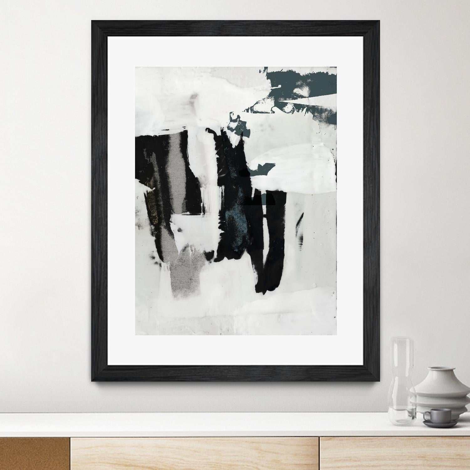 Broken Window II by Jennifer Goldberger on GIANT ART - white abstract abstract