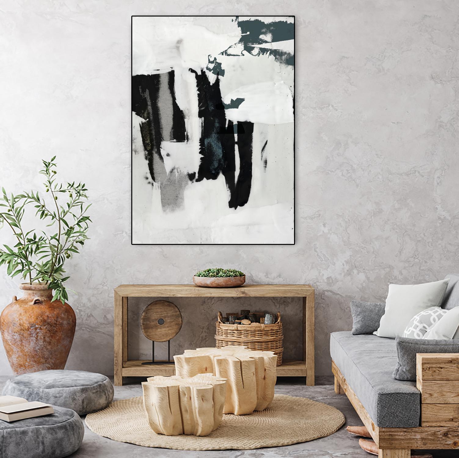 Broken Window II by Jennifer Goldberger on GIANT ART - white abstract abstract