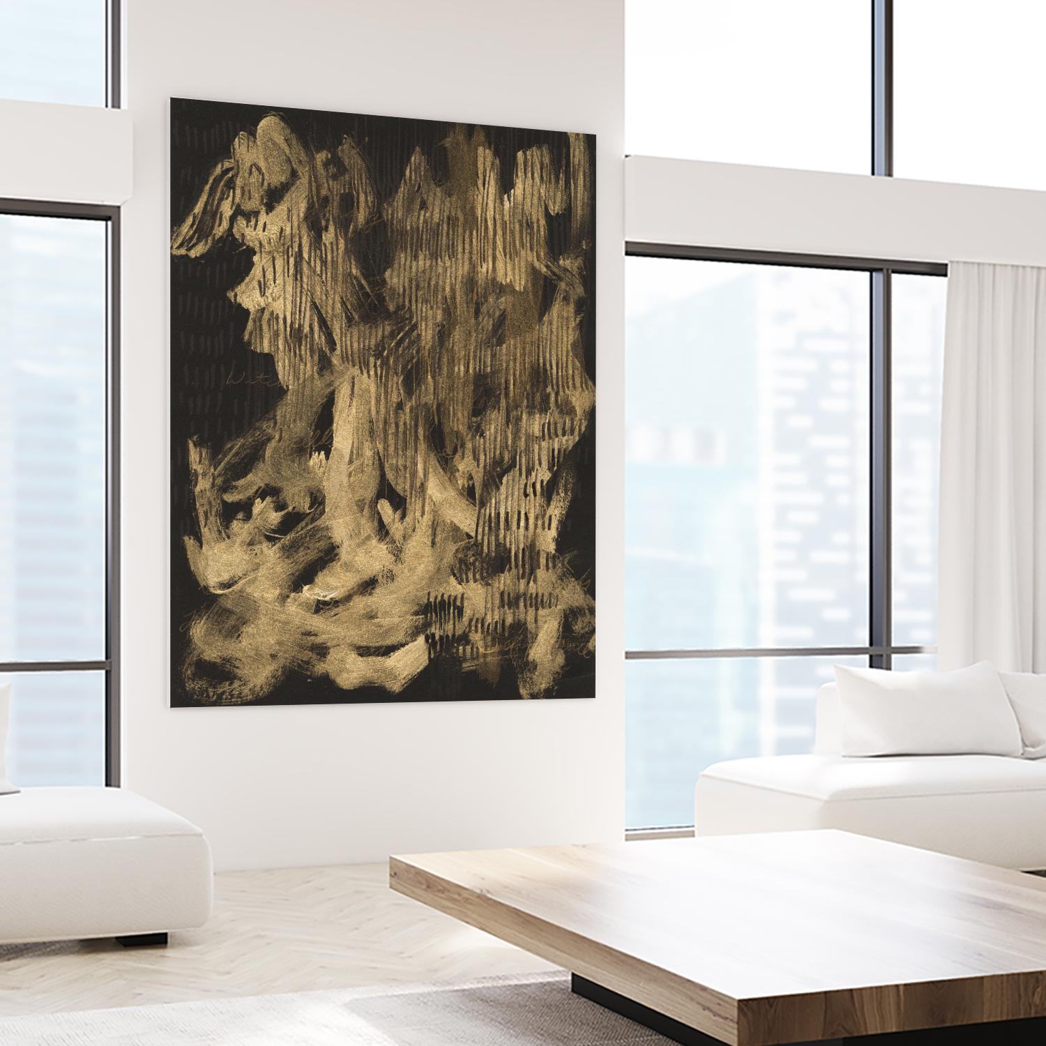 Witchery by Lori Arbel on GIANT ART - gold abstract abstract