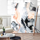 Blush Flame I by Ethan Harper on GIANT ART - white abstract