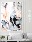 Blush Flame I by Ethan Harper on GIANT ART - white abstract