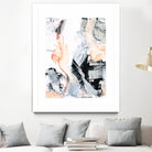 Blush Flame I by Ethan Harper on GIANT ART - white abstract
