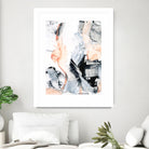 Blush Flame I by Ethan Harper on GIANT ART - white abstract