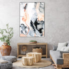Blush Flame I by Ethan Harper on GIANT ART - white abstract