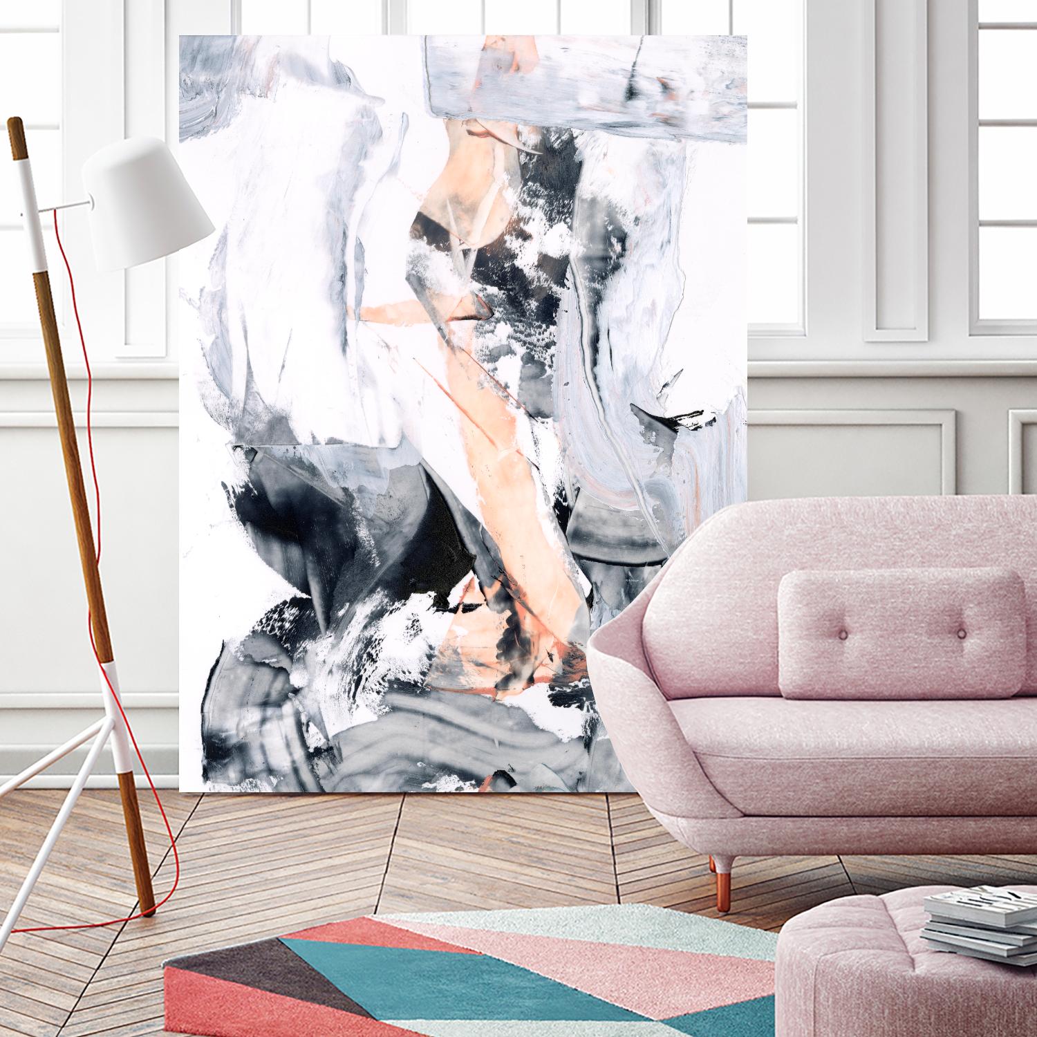 Blush Flame II by Ethan Harper on GIANT ART - white abstract abstract