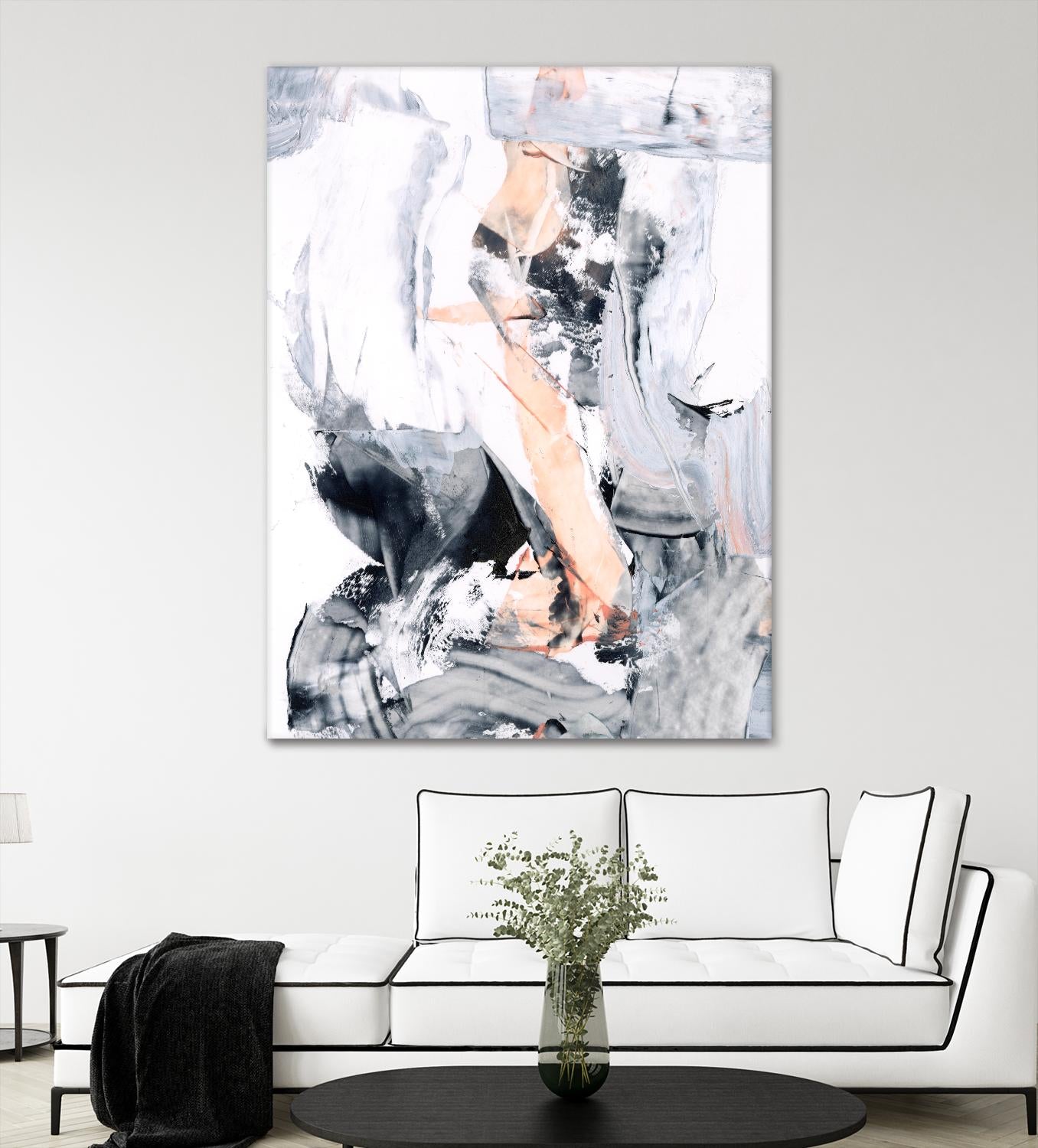 Blush Flame II by Ethan Harper on GIANT ART - white abstract abstract